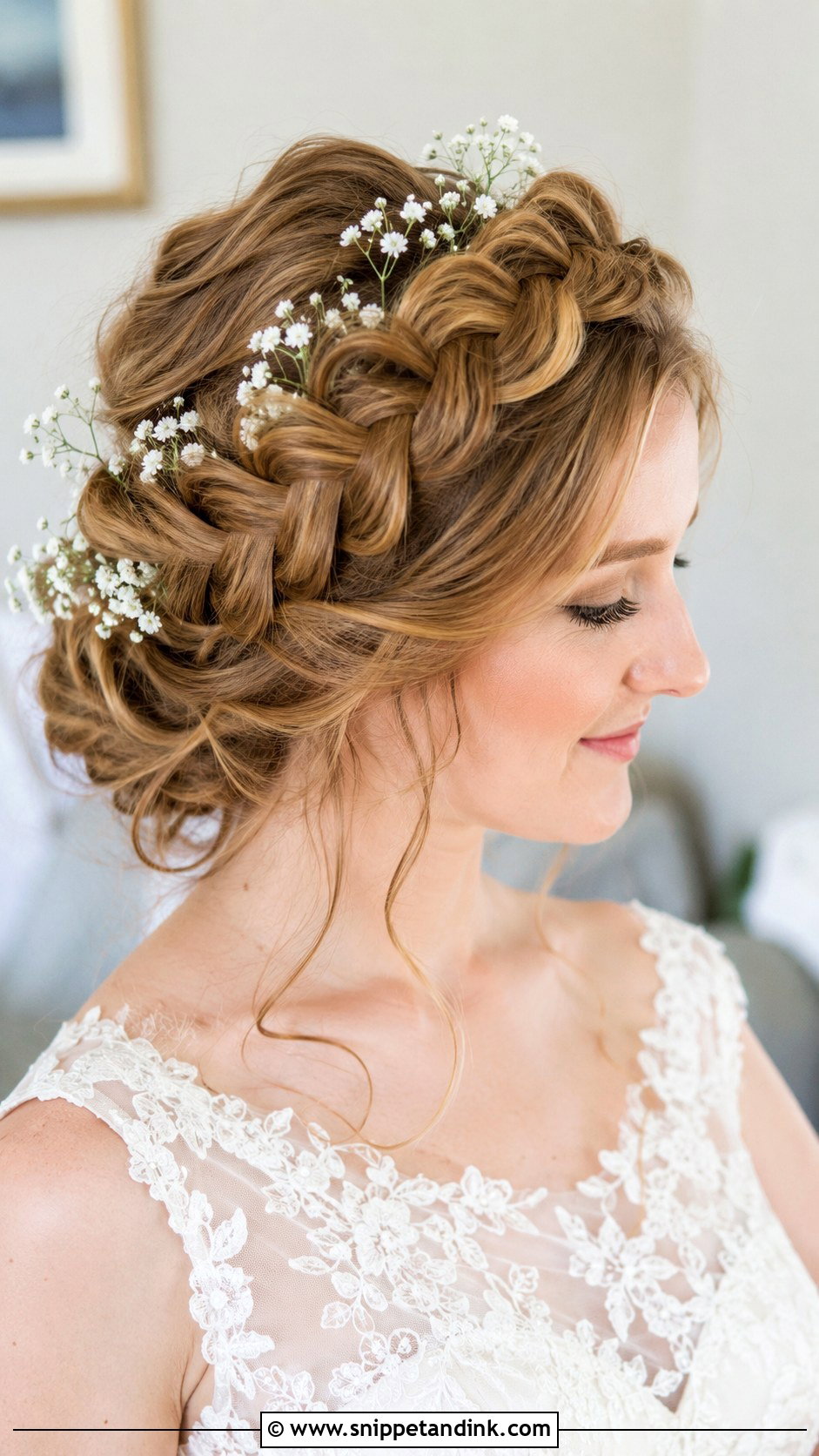 Crown Braid Wedding Hairstyle - Snippet and Ink - 20 Beautiful Wedding Hairstyles