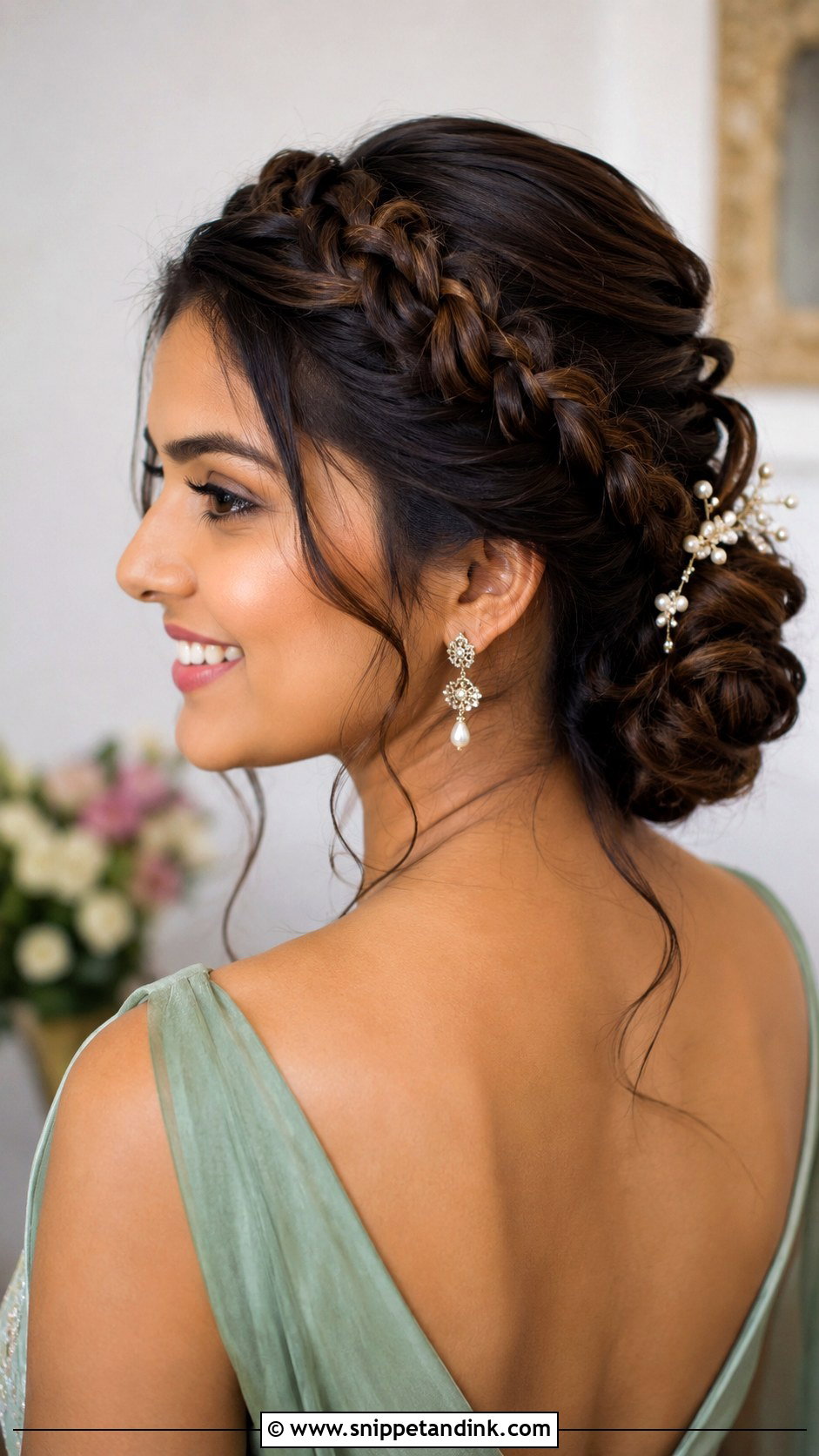 Crown Braid Wedding Hairstyle For Maid Of Honor - Snippet and Ink - 15 Wedding Hairstyles for Maid of Honor