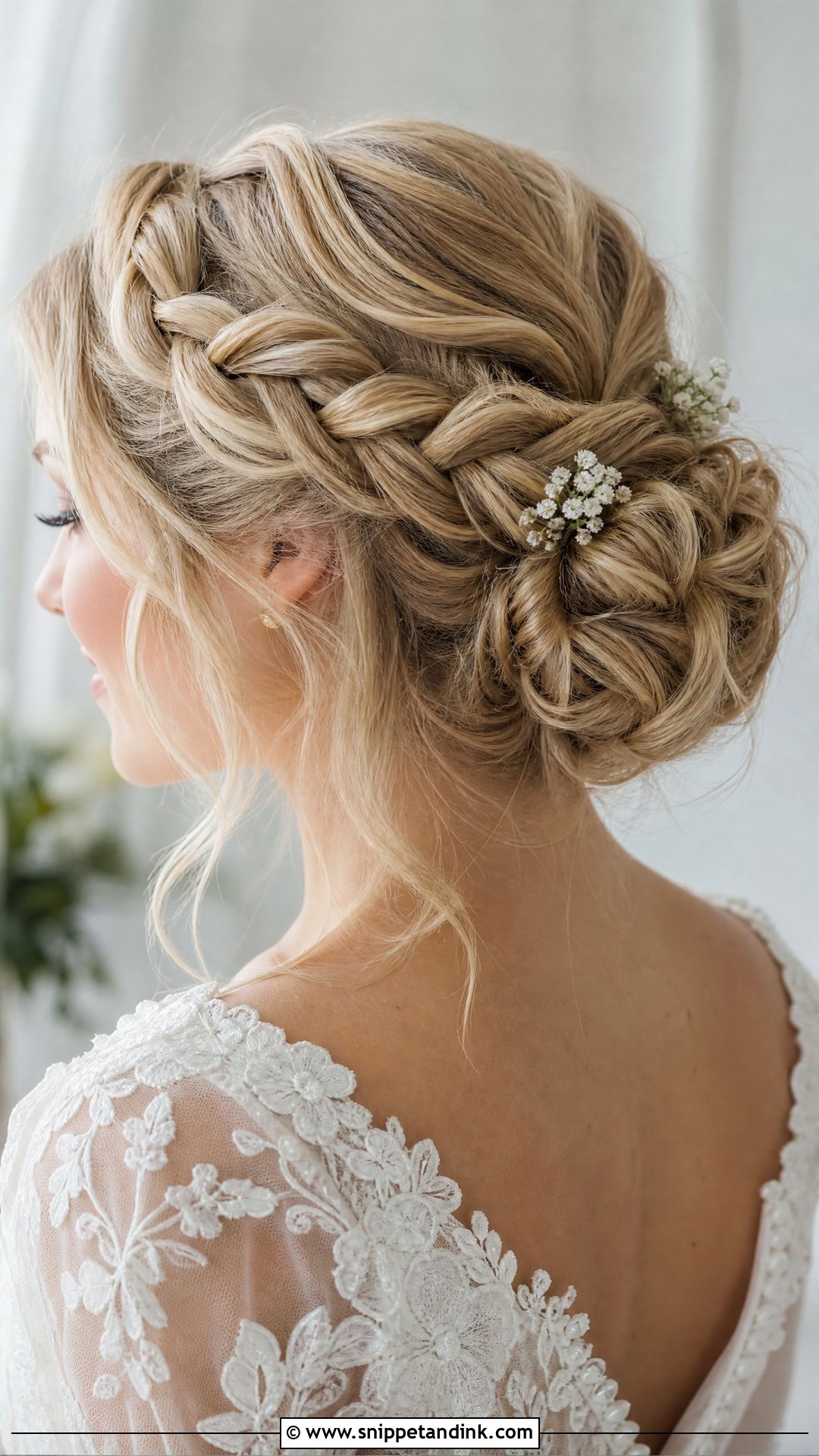 Crown Braid Wedding Updo - Snippet and Ink - 15 Classy Wedding Hair Updo Ideas