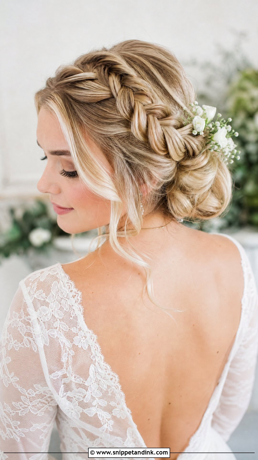 Crown Braid Wedding Updo - Snippet and Ink - 20 Wedding Updo Hairstyles with Braid