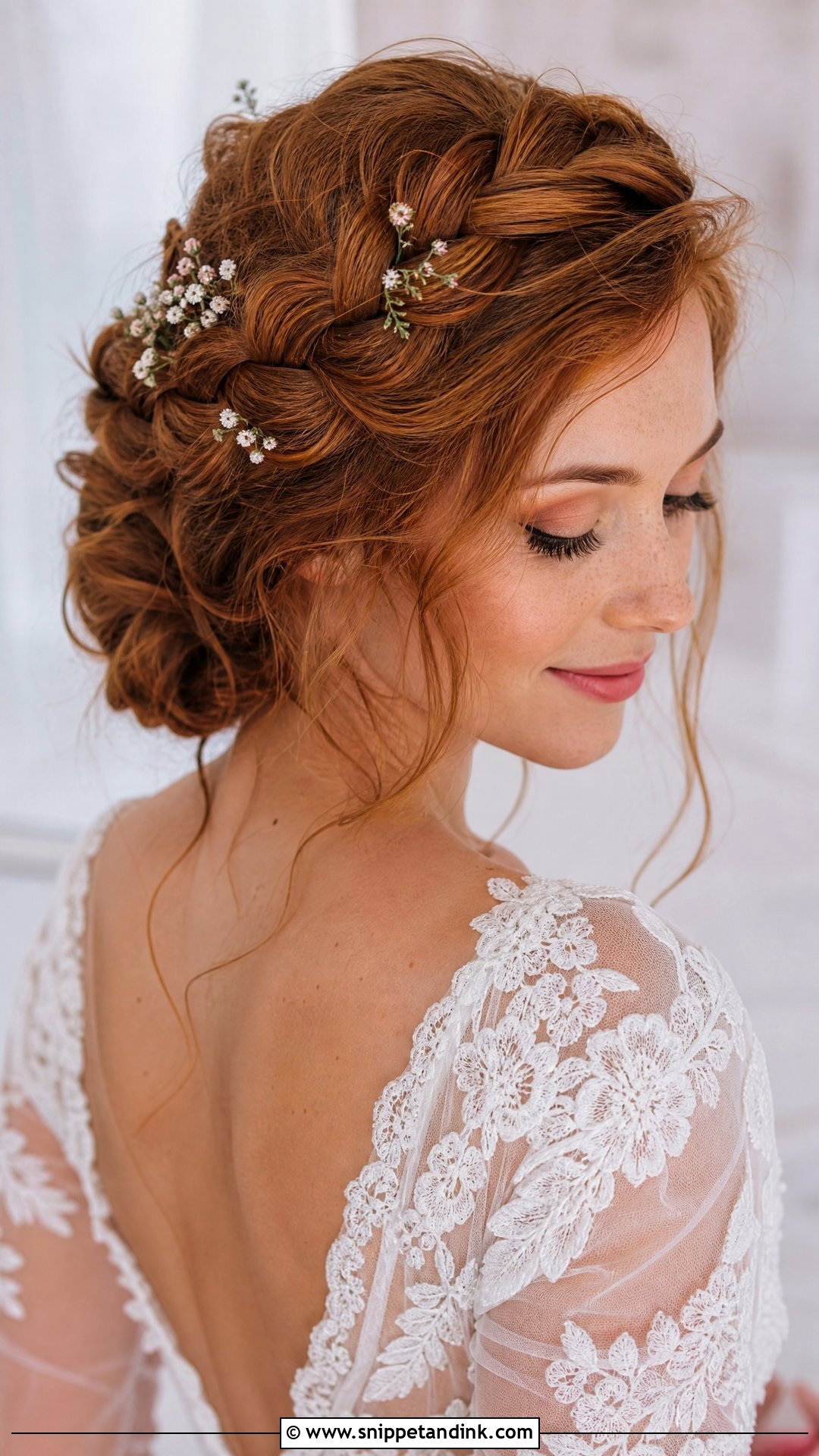 Crown Braid Wedding Updo - Snippet and Ink - 20 Wedding Hair Up Do for Bride Ideas