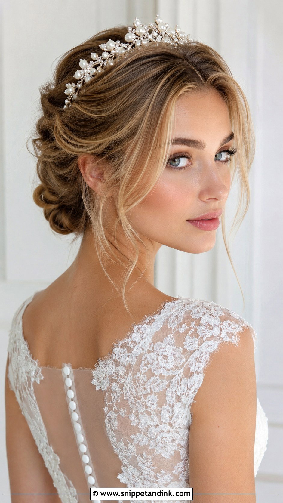 Crown Bride Chignon - Snippet and Ink - 20 Crown Bride Hairstyle Ideas