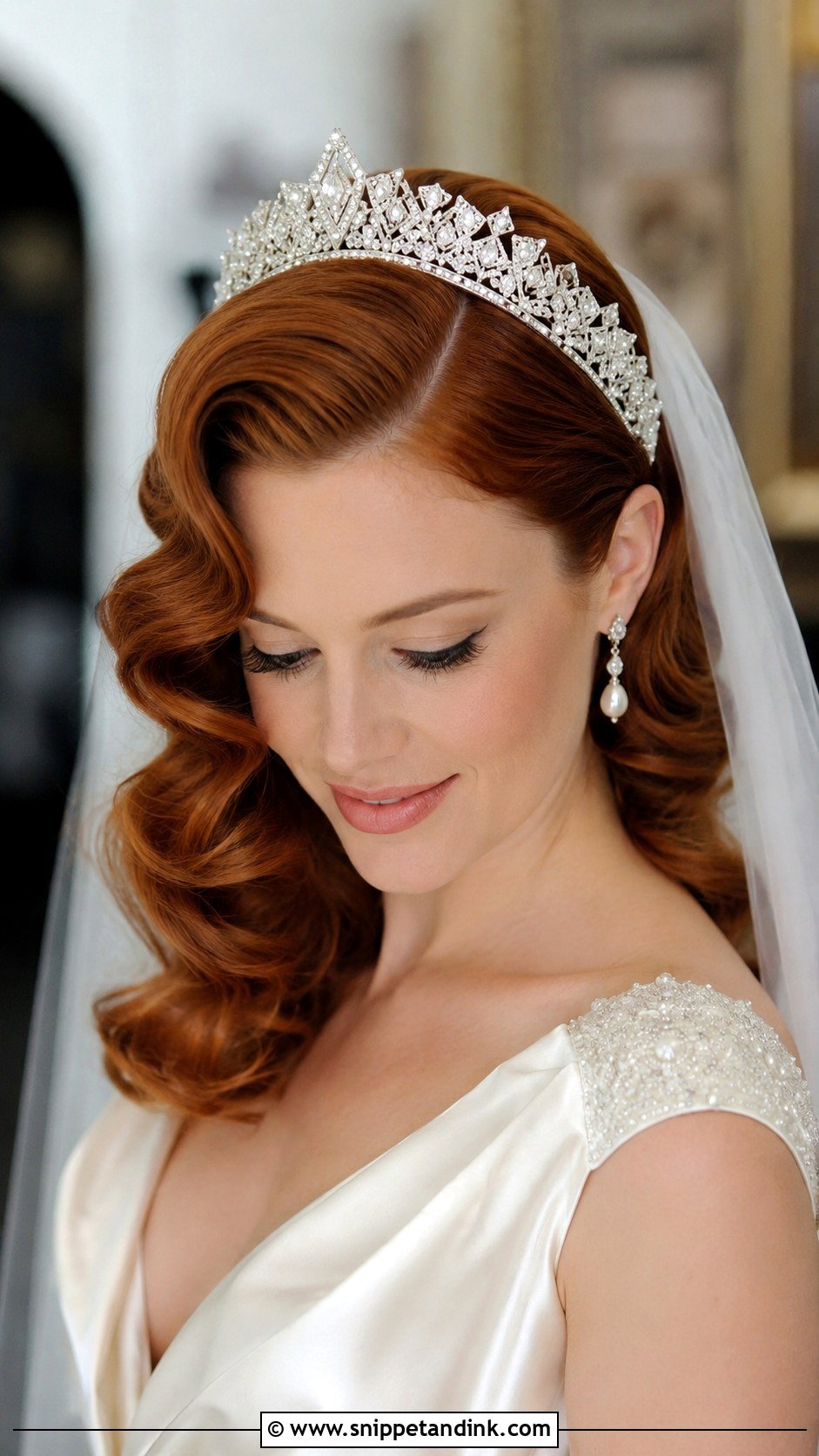 Crown Bride Vintage Hair - Snippet and Ink - 20 Crown Bride Hairstyle Ideas