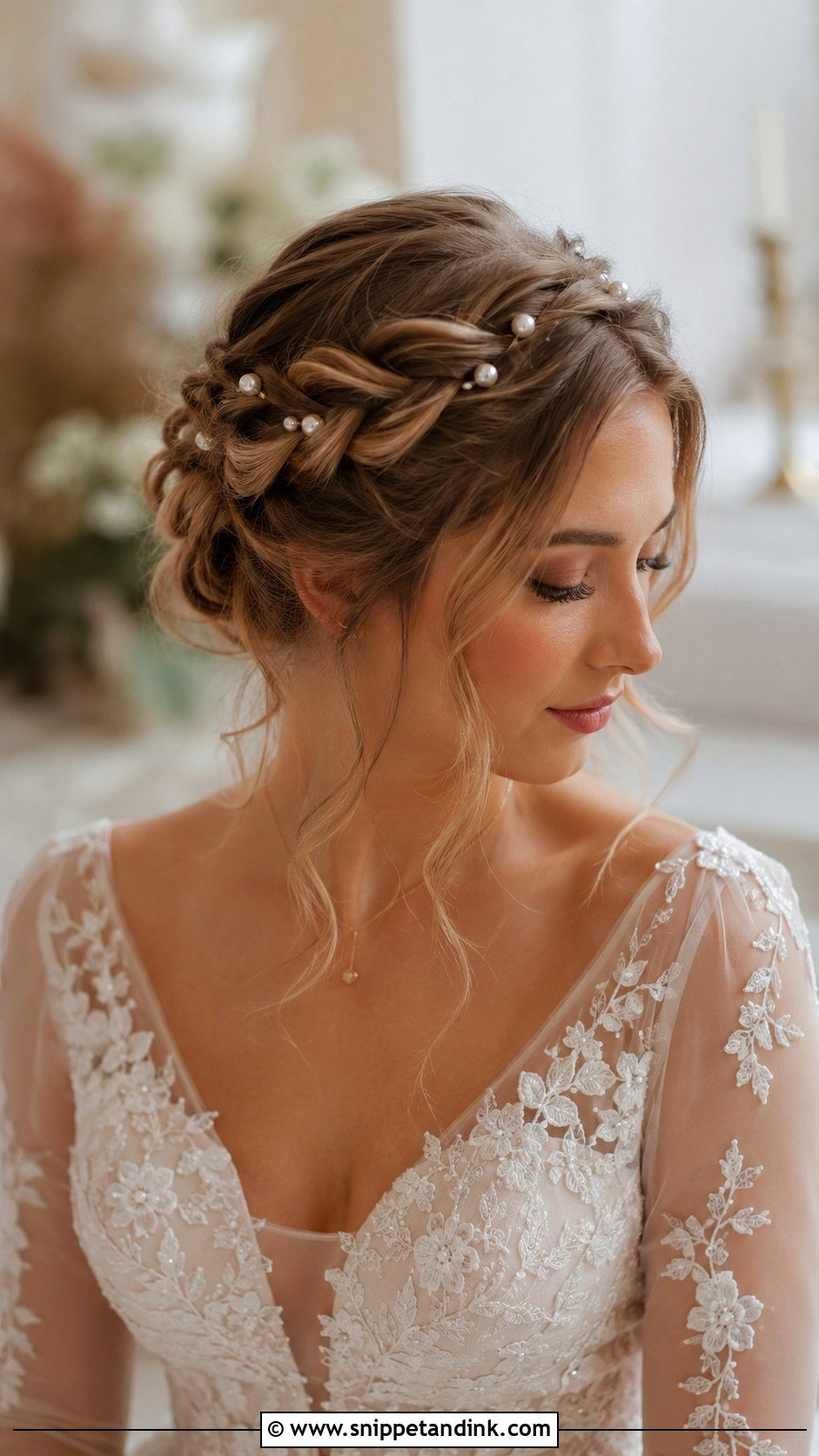 Crown Twist Updo for Short Hair - Snippet and Ink - 25 Wedding Updos for Short Hair