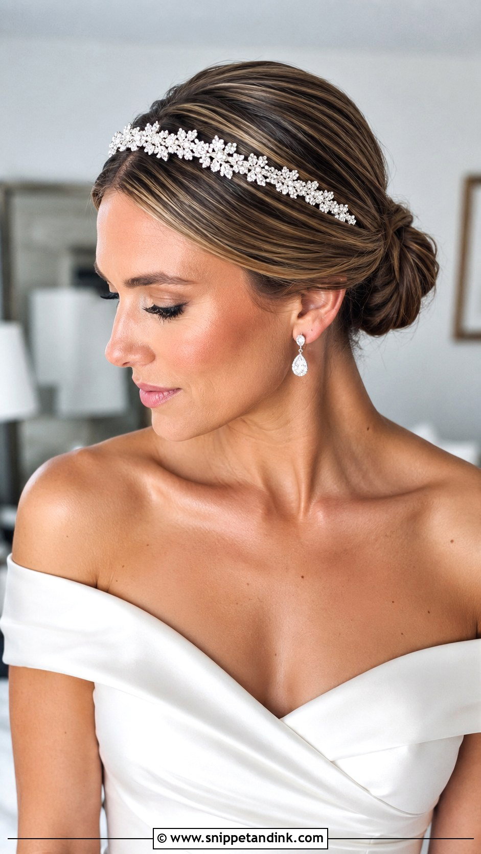Crystal Bridal Headband - Snippet and Ink - 20 Bride Hair Piece Ideas