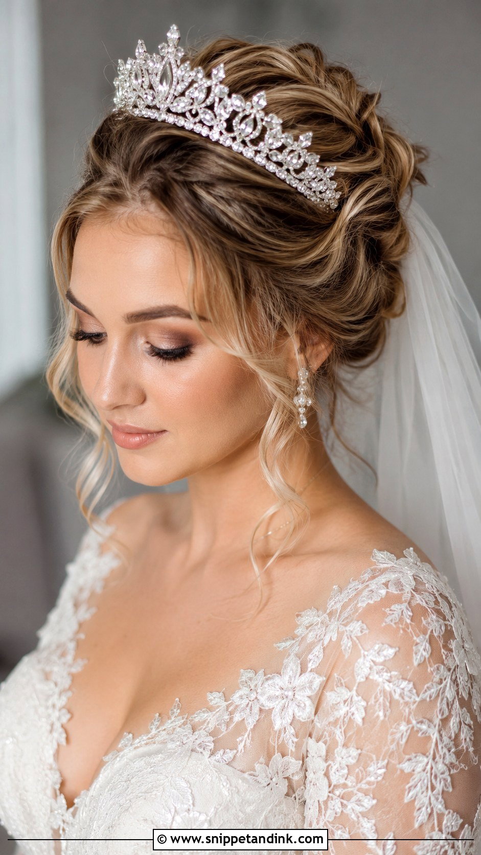 Crystal Bridal Tiara - Snippet and Ink - 25 Bridal Hair Pieces