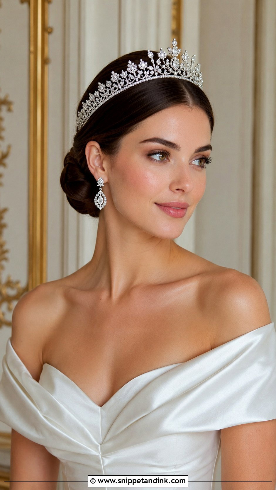 Crystal Bridal Tiara - Snippet and Ink - 25 Hair Accessories for Bride