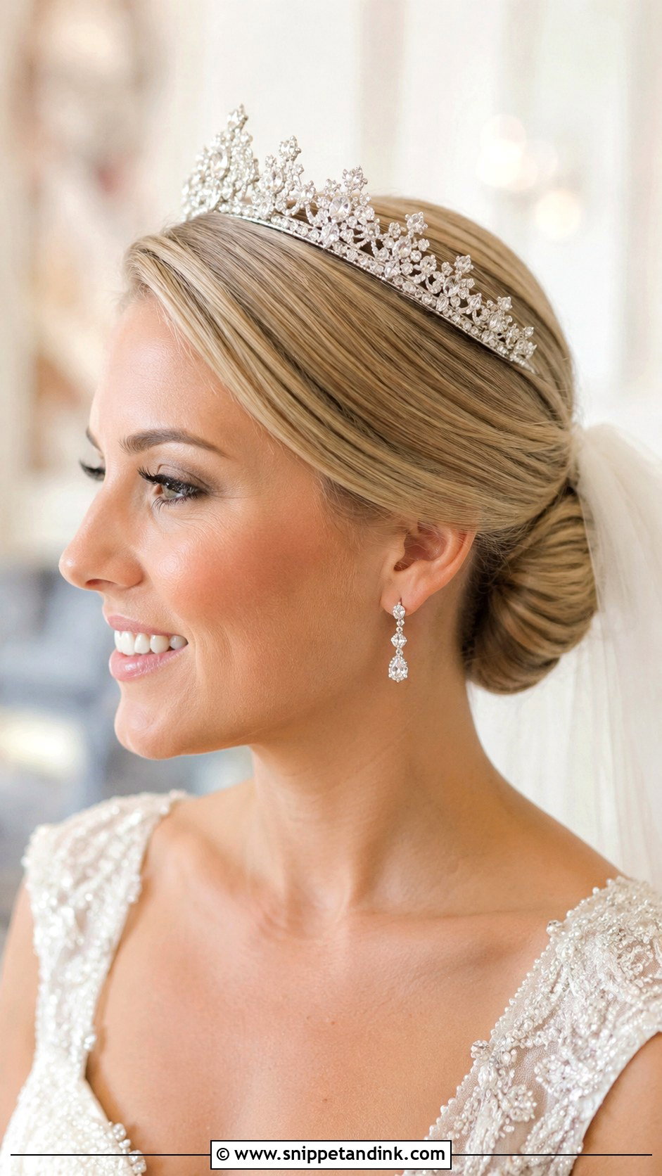 Crystal Bridal Tiara - Snippet and Ink - 30 Wedding Hair Accessories