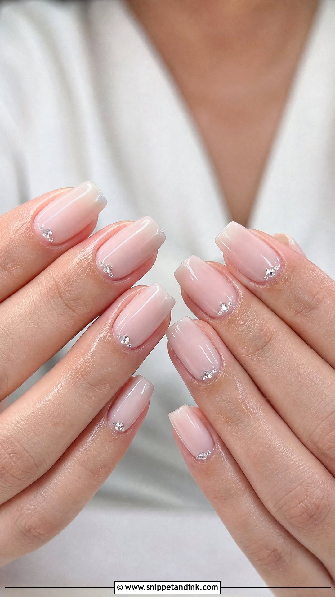 Crystal Bride Nails - Snippet and Ink - 35 Bride Nails Wedding