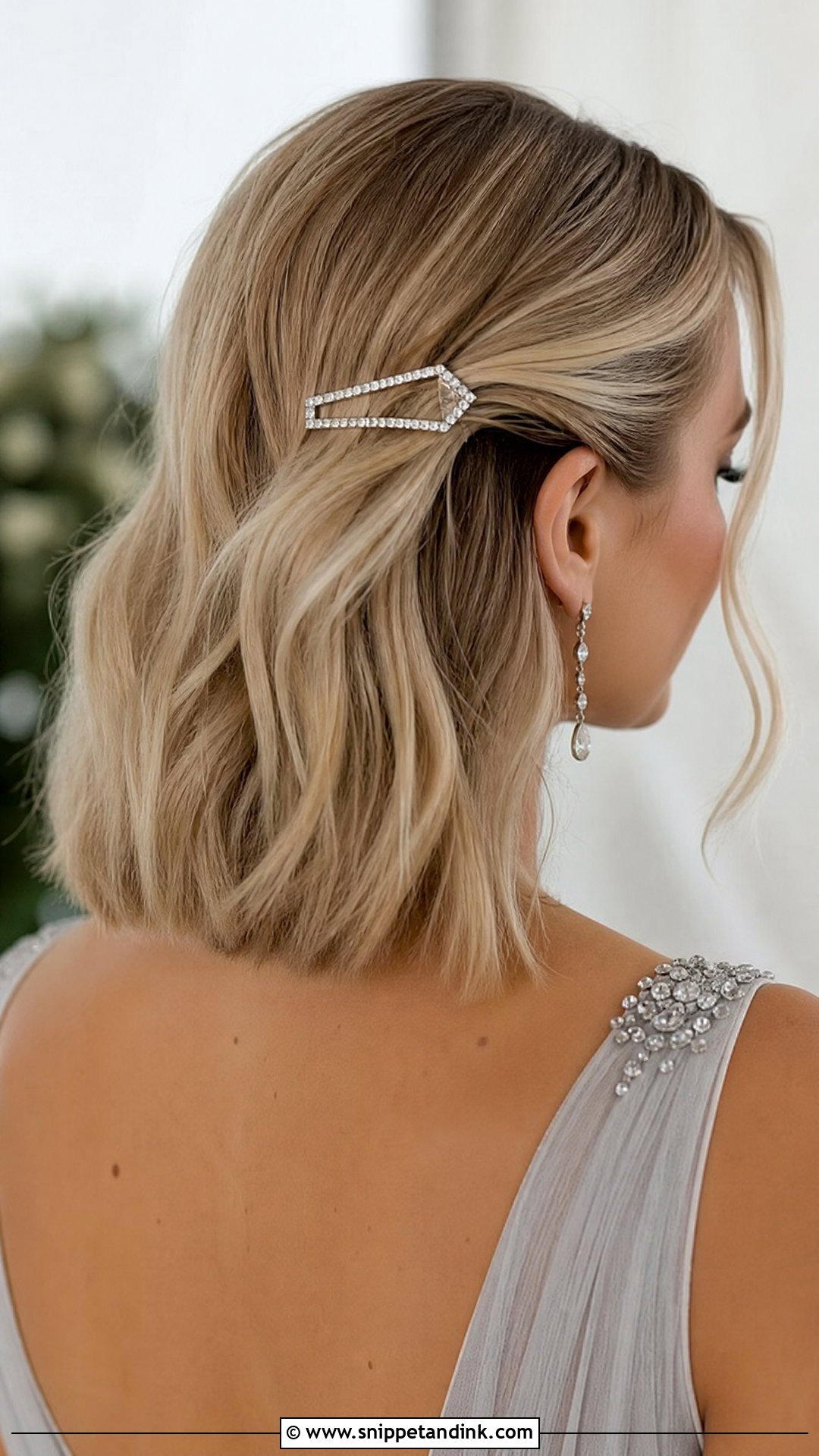 Crystal Hair Clip for Wedding Guests - Snippet and Ink - 20 Wedding Guest Hair Accessories