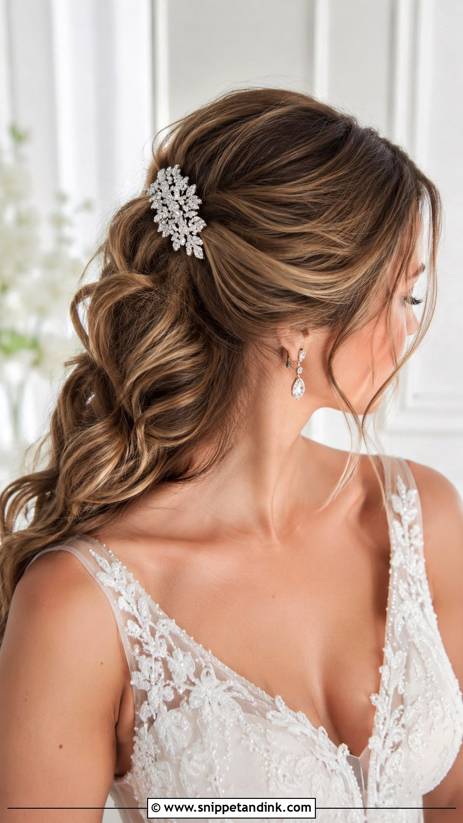 Crystal Hair Clip - Snippet and Ink - 25 Wedding Hair Pieces