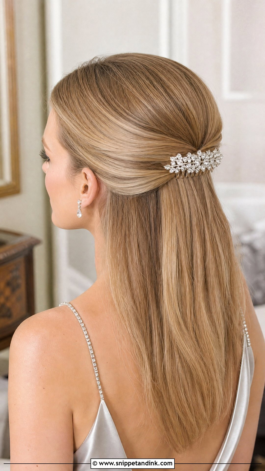 Crystal Hair Comb - Snippet and Ink - 20 Bridal Hair Accessories Headpieces