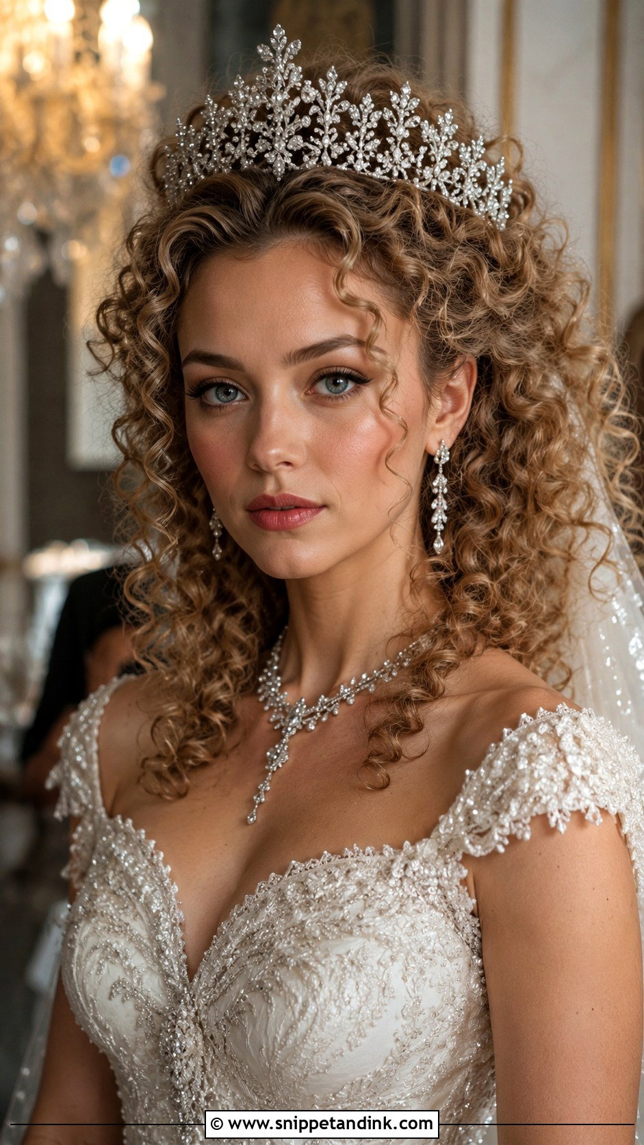 Crystal Hair Crown - Snippet and Ink - 25 Wedding Hair Pieces