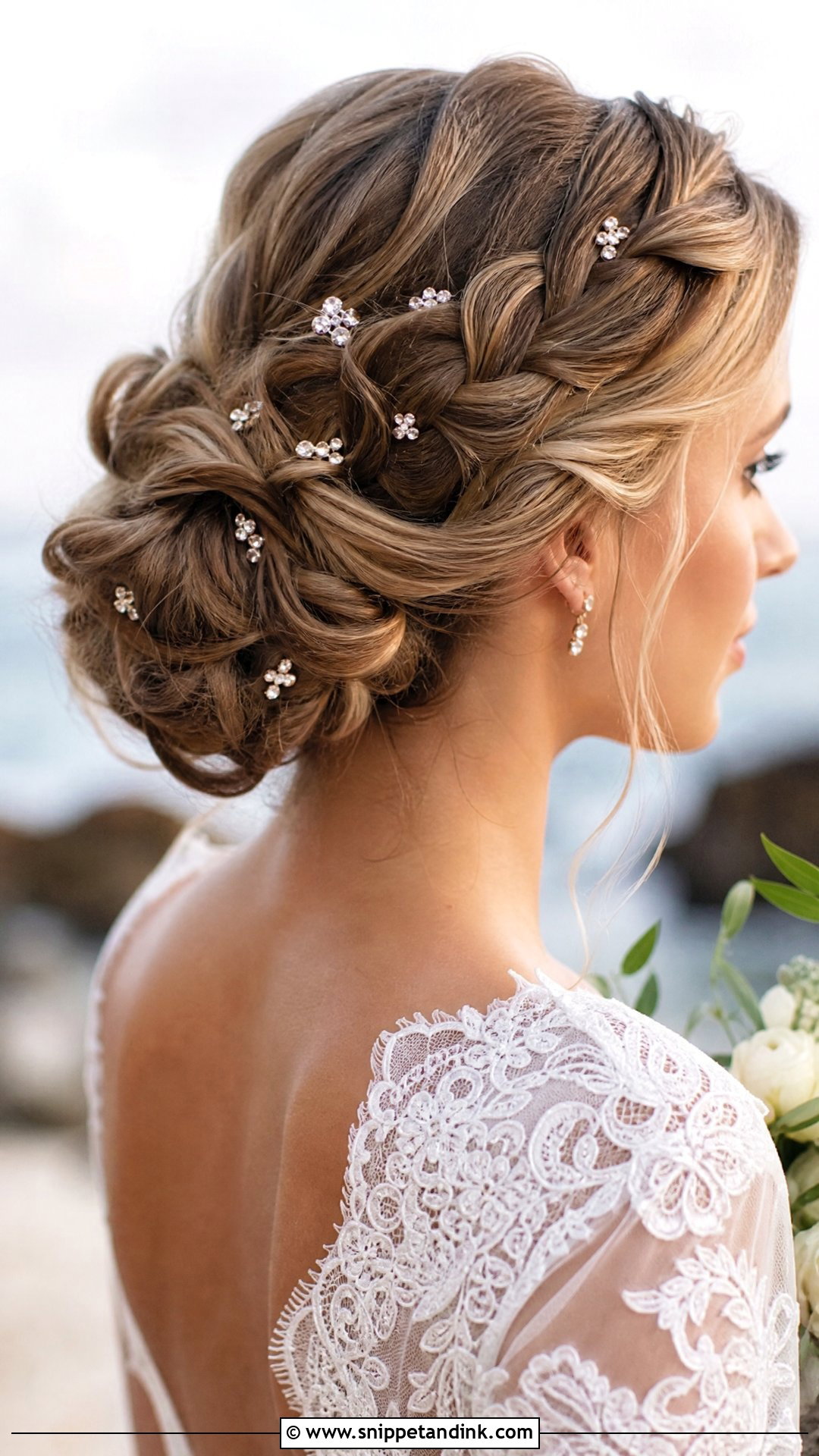 Crystal Hair Pins For Beach Wedding - Snippet and Ink - 15 Beach Wedding Hair Accessories