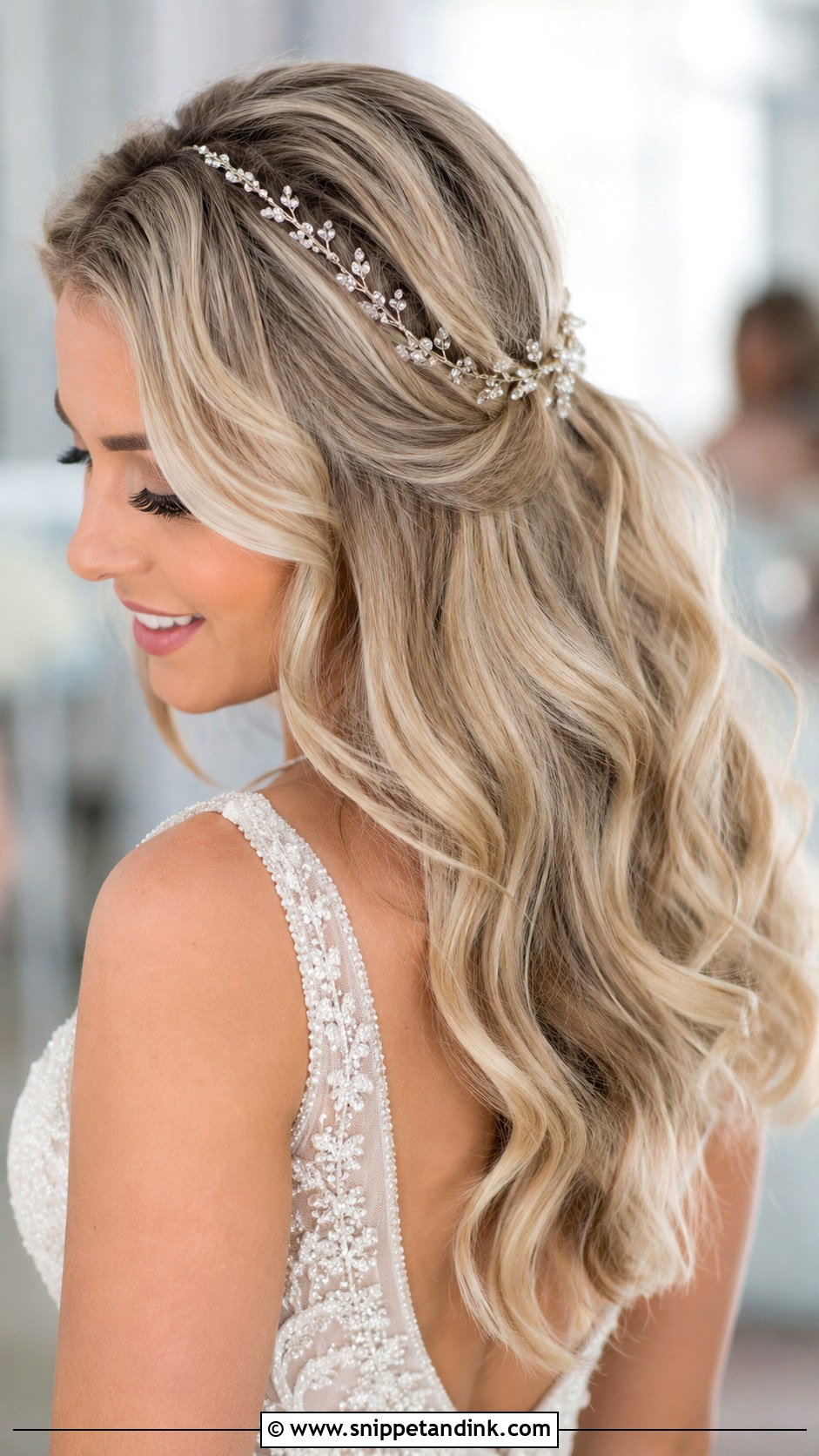 Crystal Hair Vine - Snippet and Ink - 30 Bridal Hair Accessories