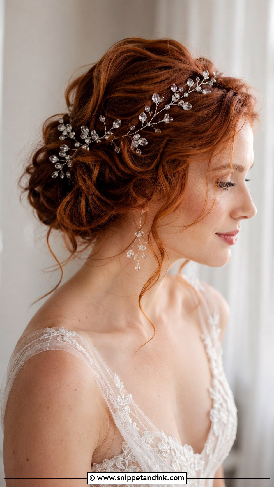 Crystal Hair Vine - Snippet and Ink - 20 Bride Hair Piece Ideas