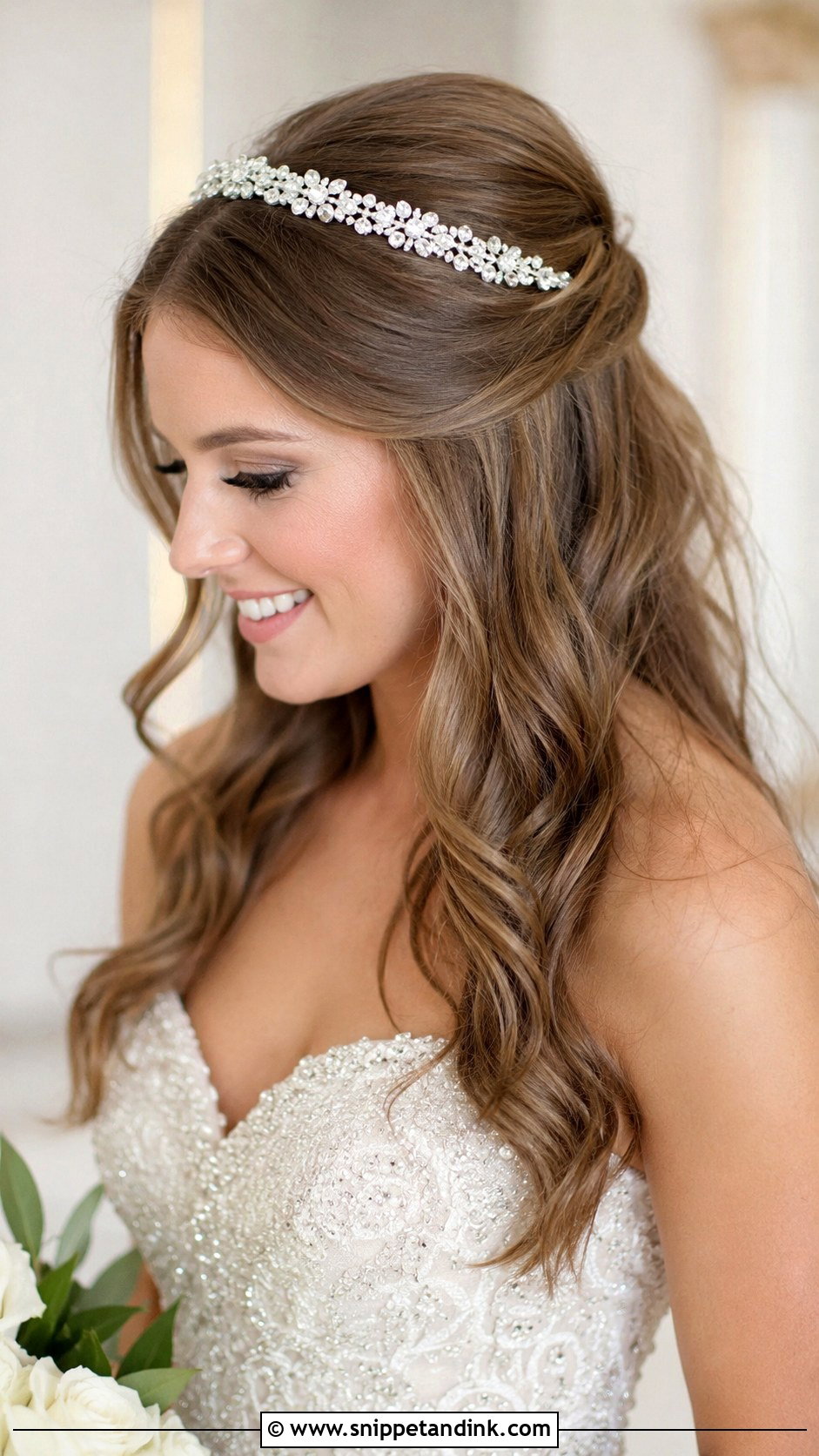 Crystal Headband - Snippet and Ink - 30 Wedding Hair Accessories