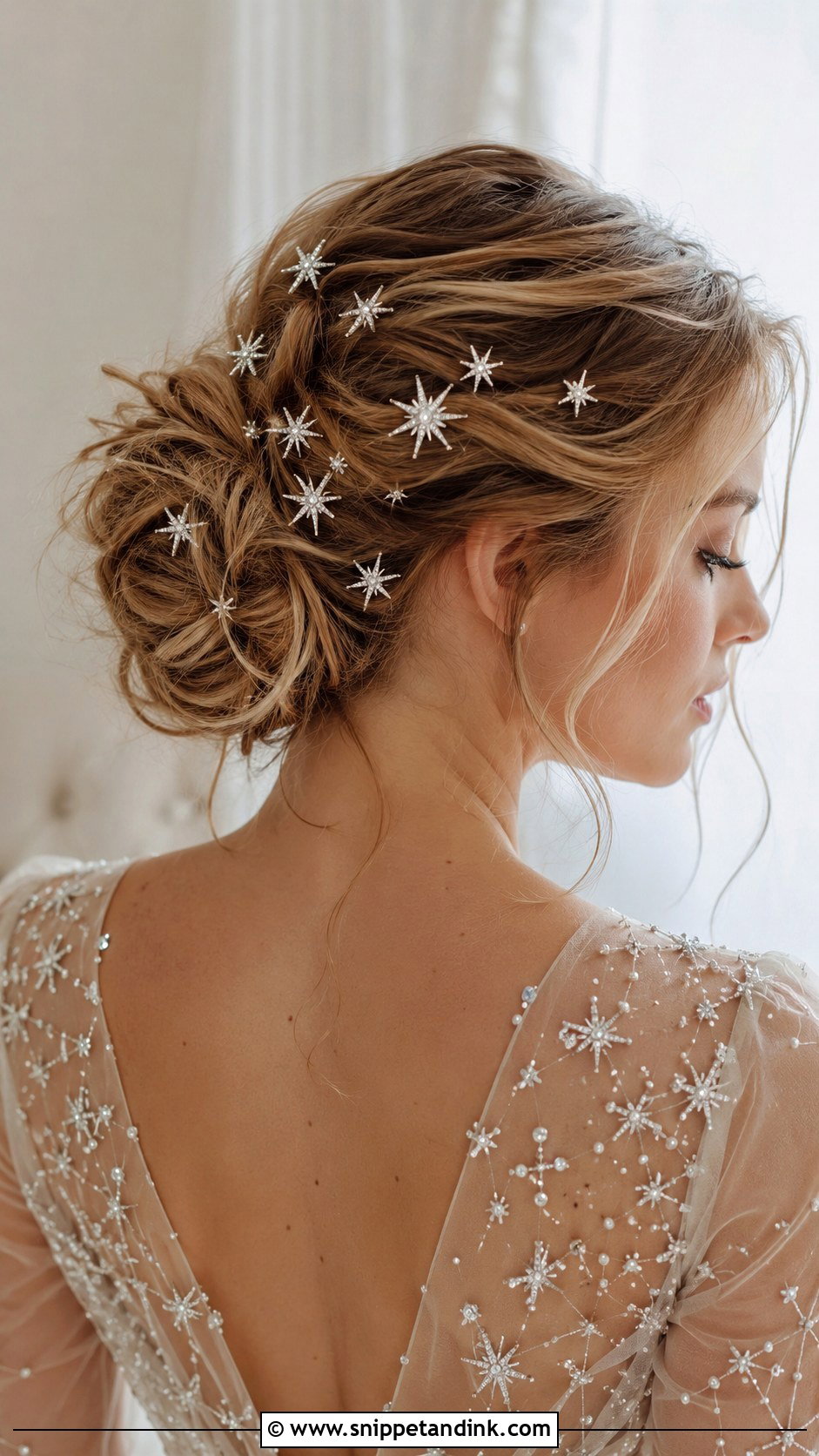 Crystal Star Hairpins - Snippet and Ink - 20 Wedding Hair Accessories for Bride