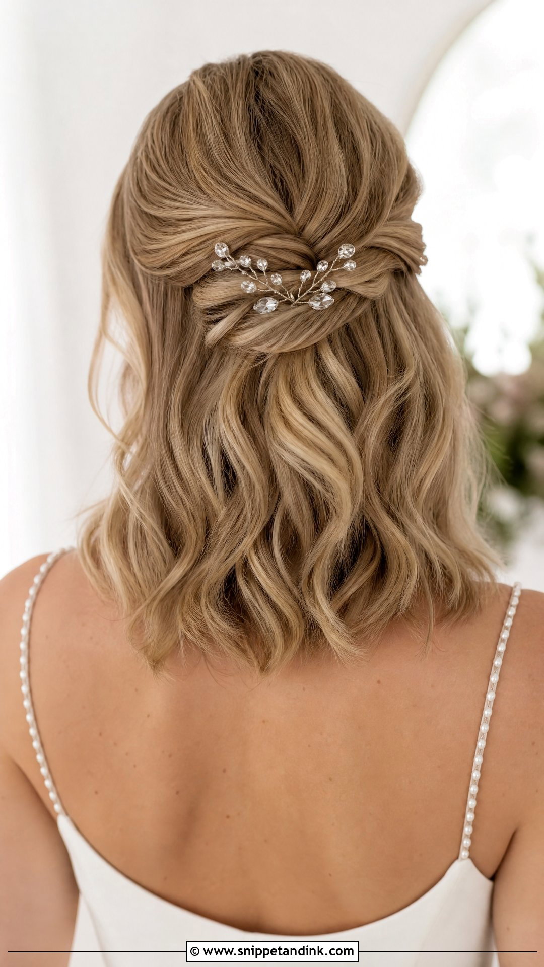Crystal Wedding Hair Pins With Medium Hair - Snippet and Ink - 15 Crystal Wedding Hair Pins