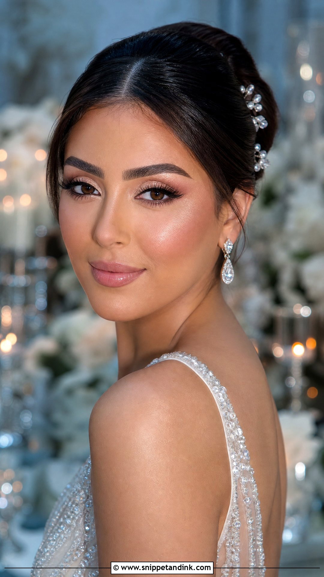 Crystal Wedding Makeup - Snippet and Ink - 20 Fantasy Wedding Makeup Ideas