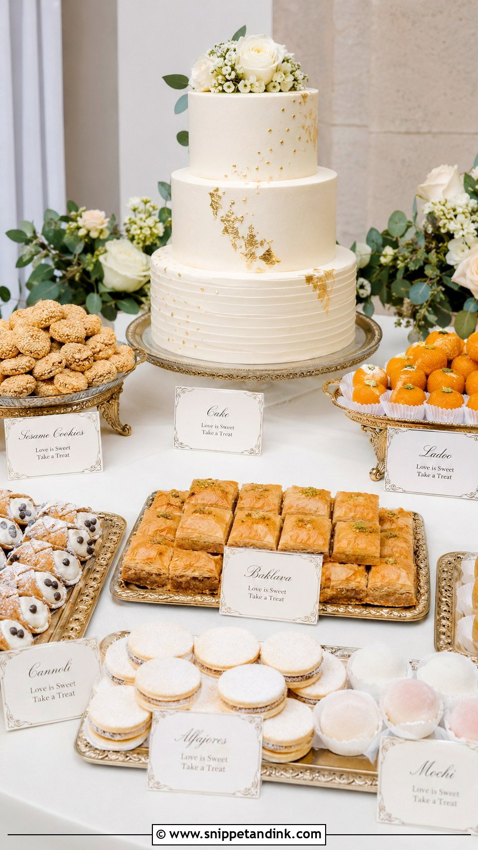 Cultural Wedding Sweet Table - Snippet and Ink - 30 Wedding Sweet Table Ideas