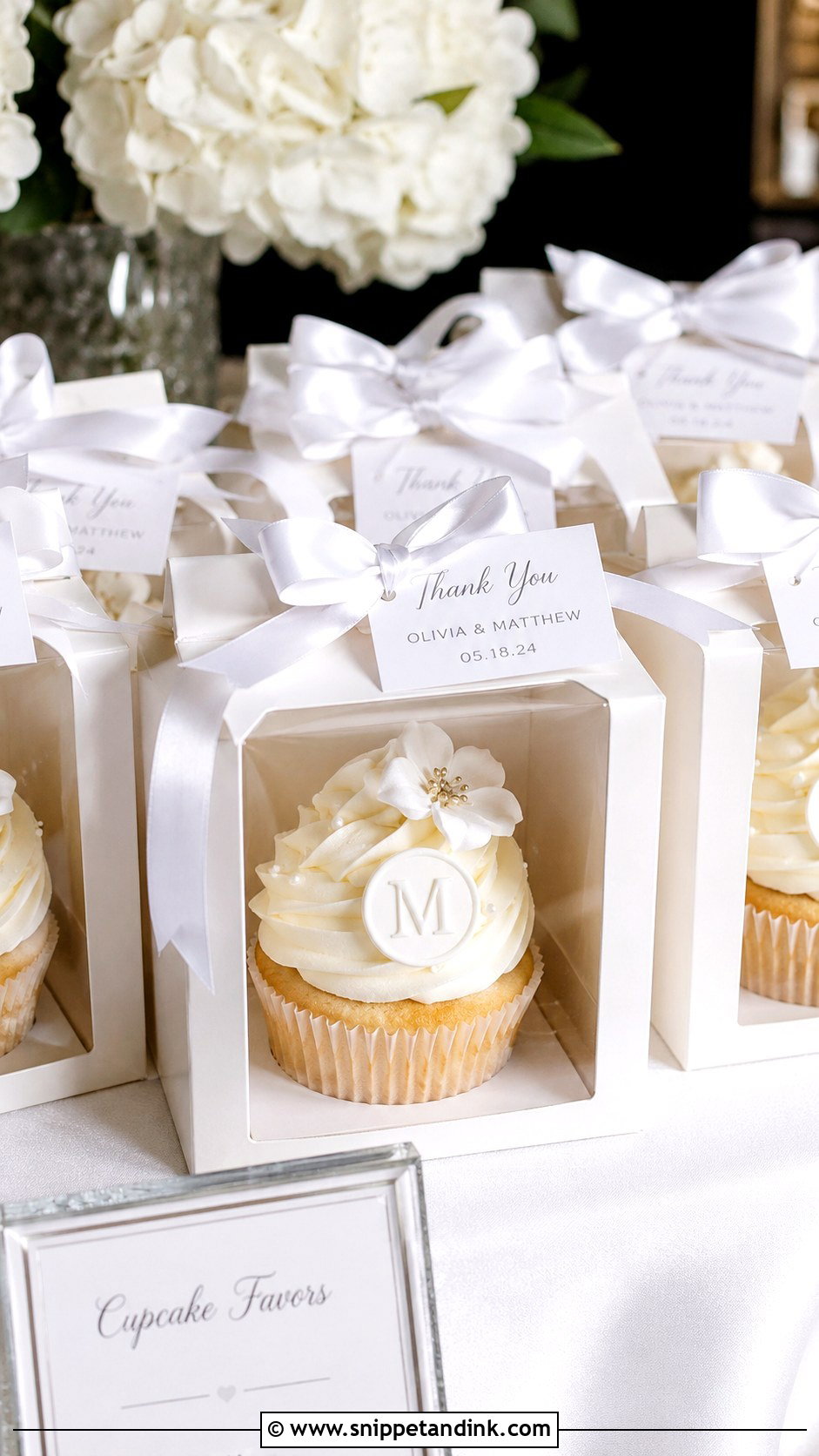 Cupcake Wedding Cake Favors - Snippet and Ink - 20 Wedding Cake Souvenir Ideas