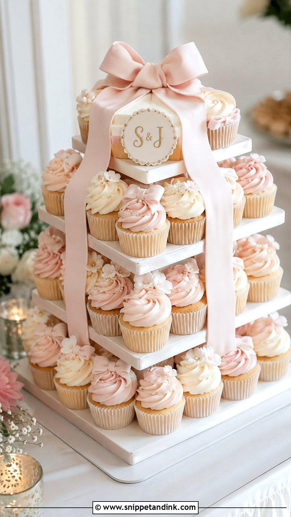 Cupcake Wedding Gift Cake - Snippet and Ink - 20 Gift Cake Design Ideas for Wedding