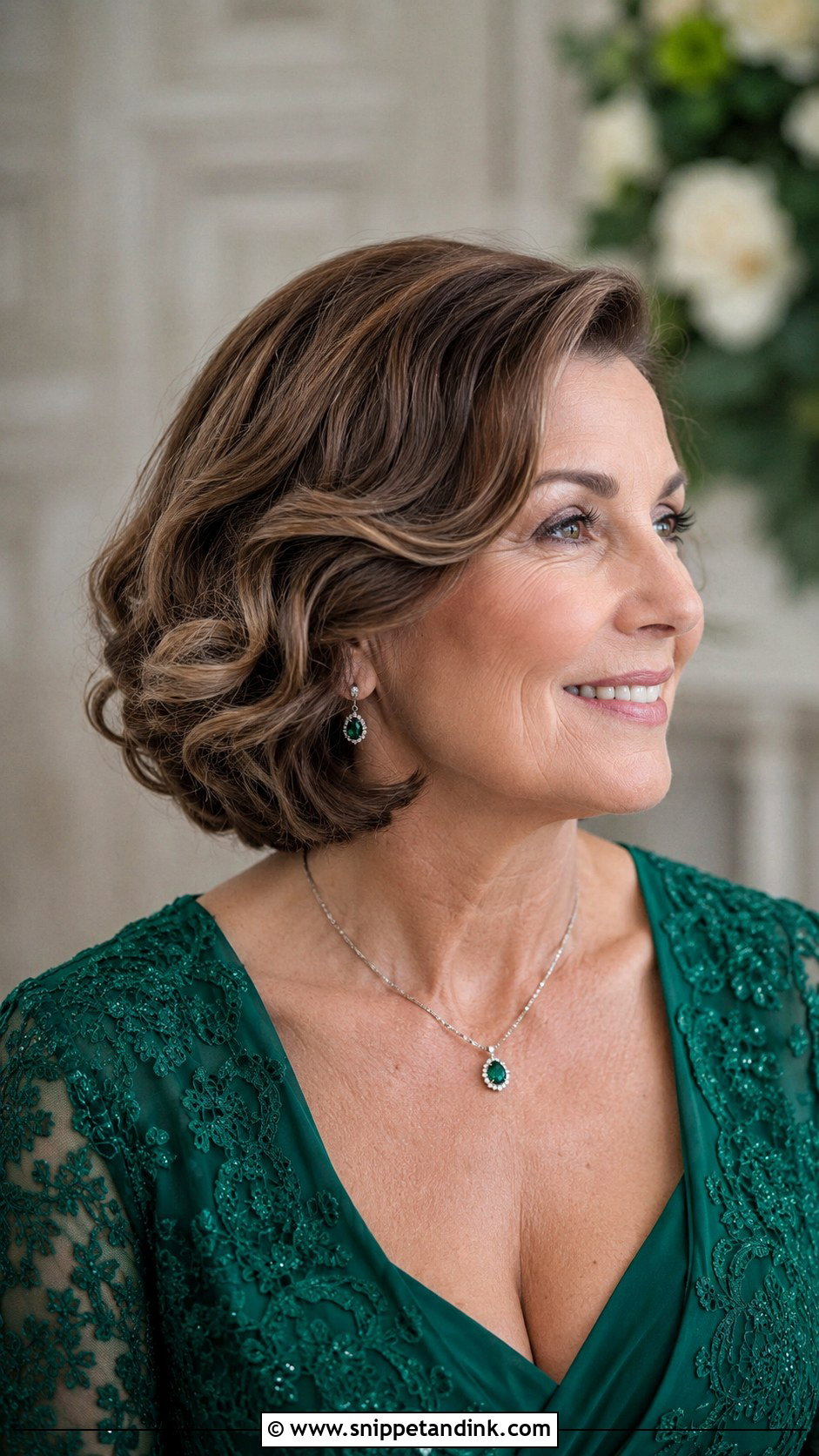 Curled Bob for Mother of the Groom - Snippet and Ink - 20 Mother of Groom Hair Ideas