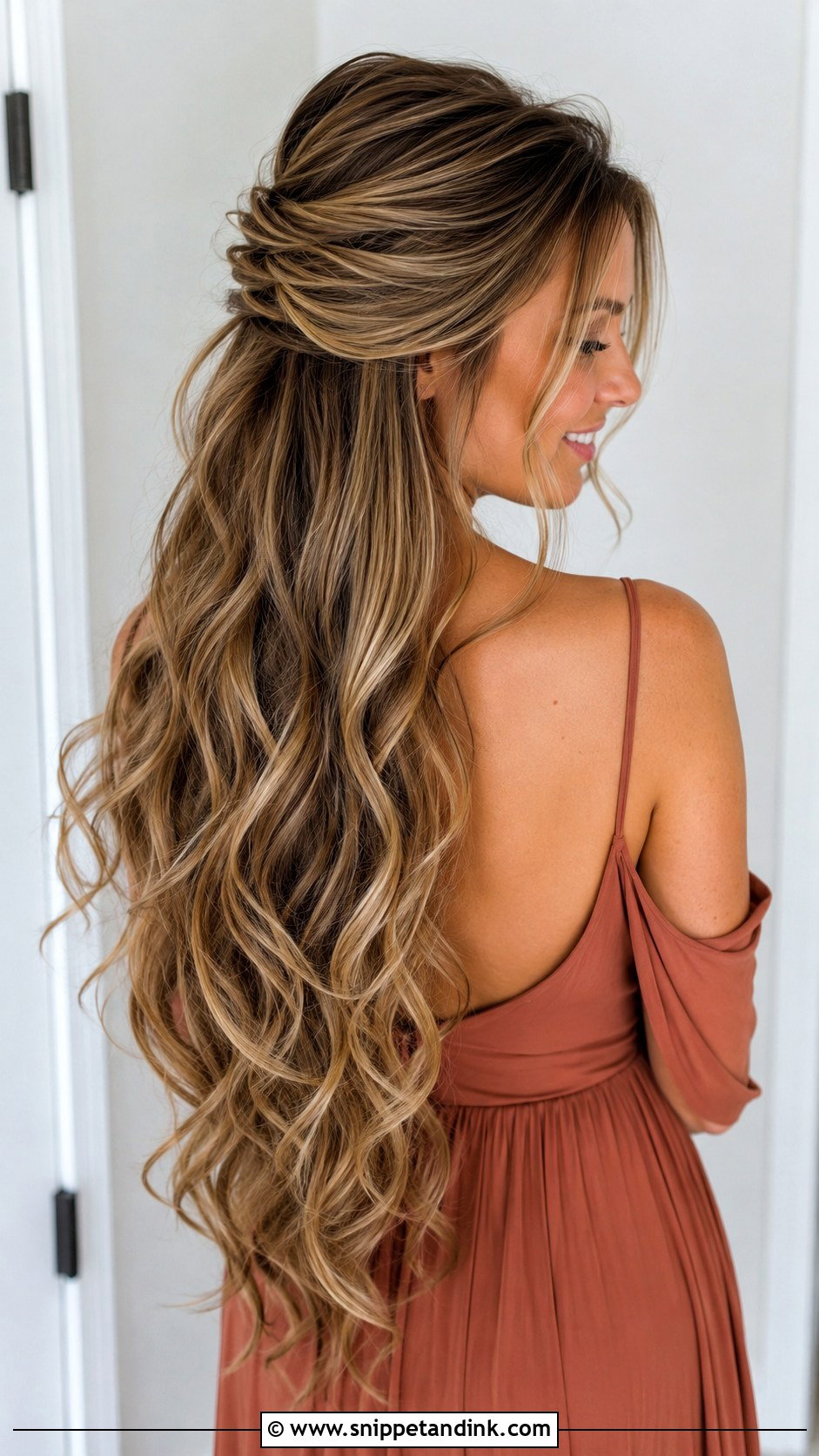 Curled Bridesmaid Hair For Long Hair - Snippet and Ink - 20 Curled Bridesmaid Hair Ideas