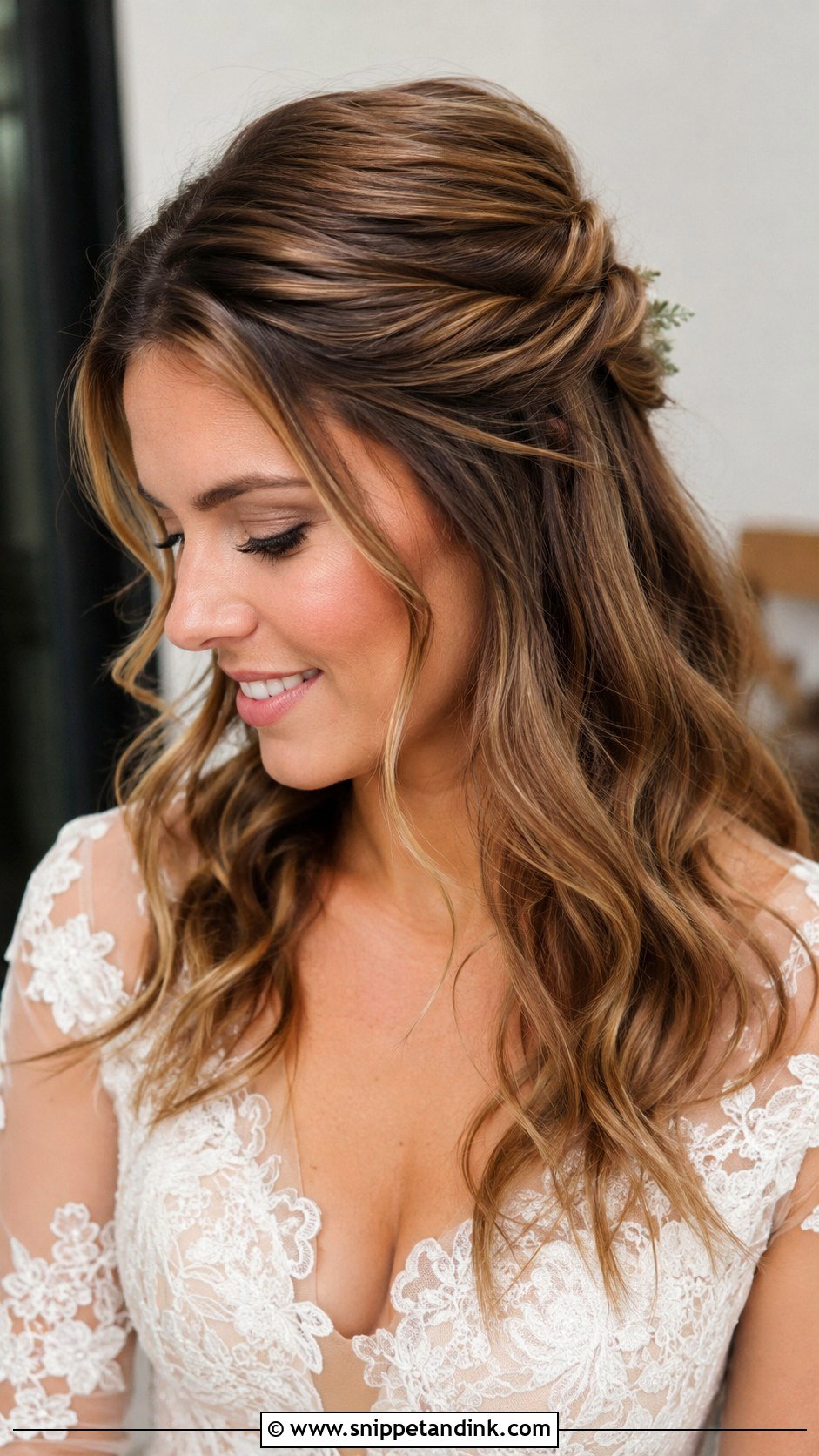 Curly Bob Wedding Hairstyle - Snippet and Ink - 15 Lesbian Wedding Hairstyles