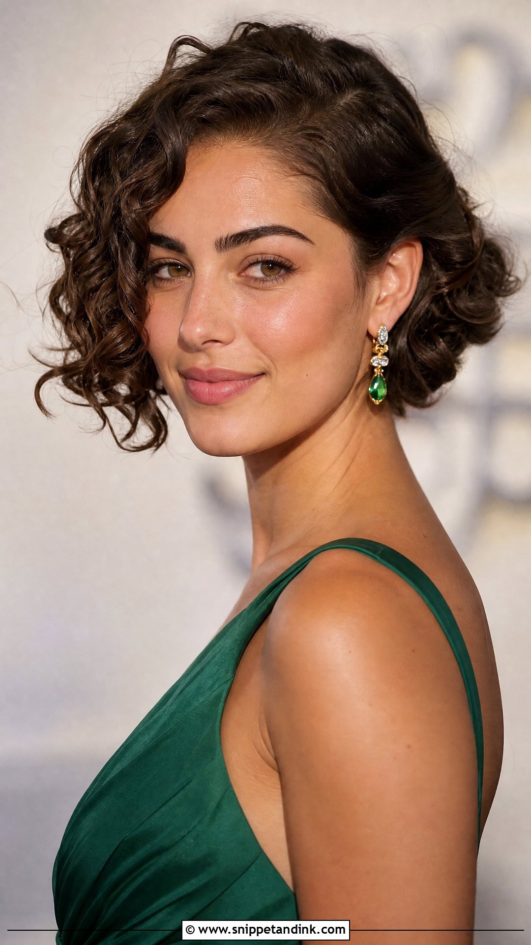 Curly Bob for Natural Texture - Snippet and Ink - 20 Mother of the Bride Hairstyles Over 50 Mom Wedding Hairs