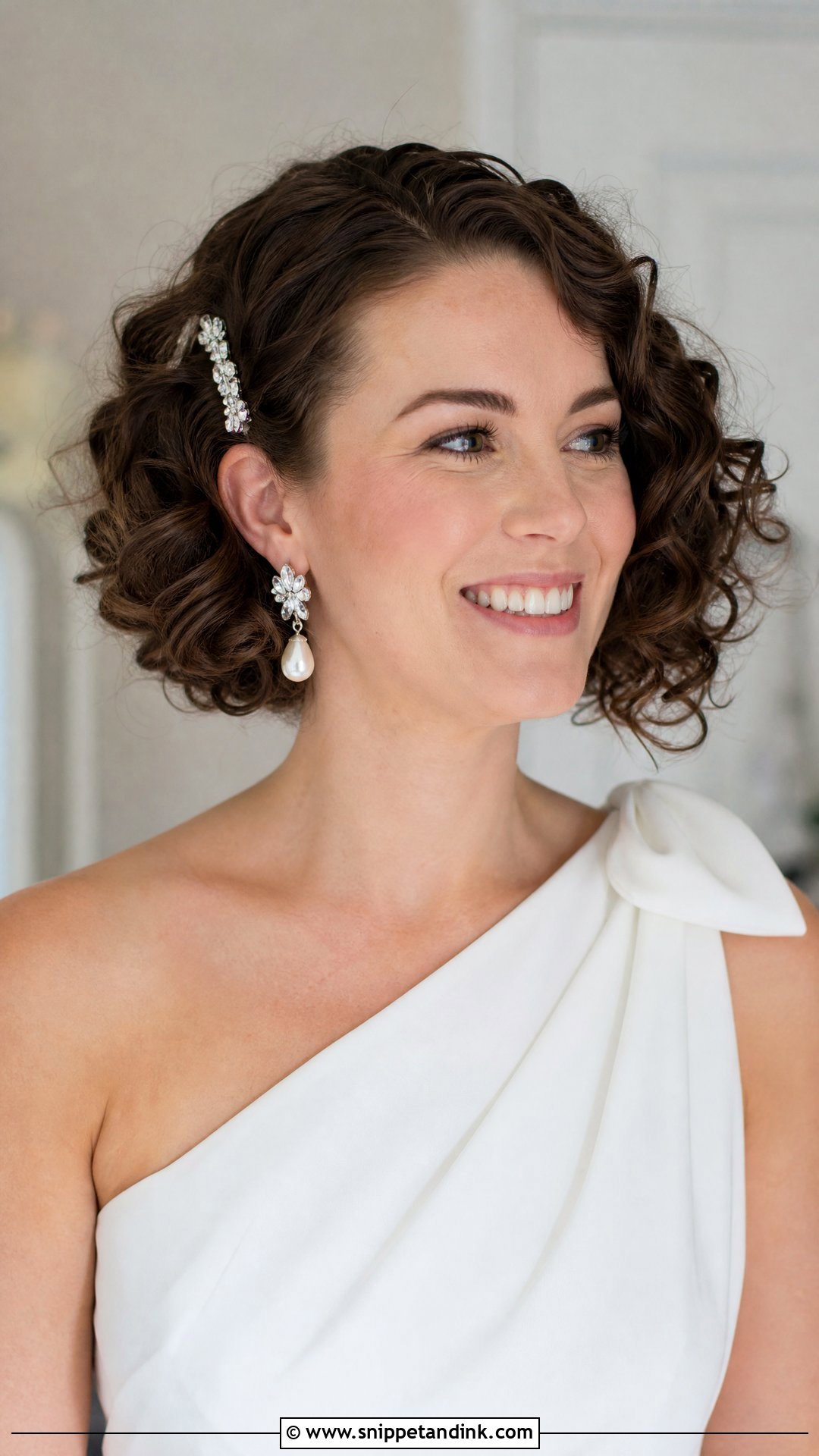 Curly Bob for Wedding - Snippet and Ink - 20 Curl Hairstyles for Wedding