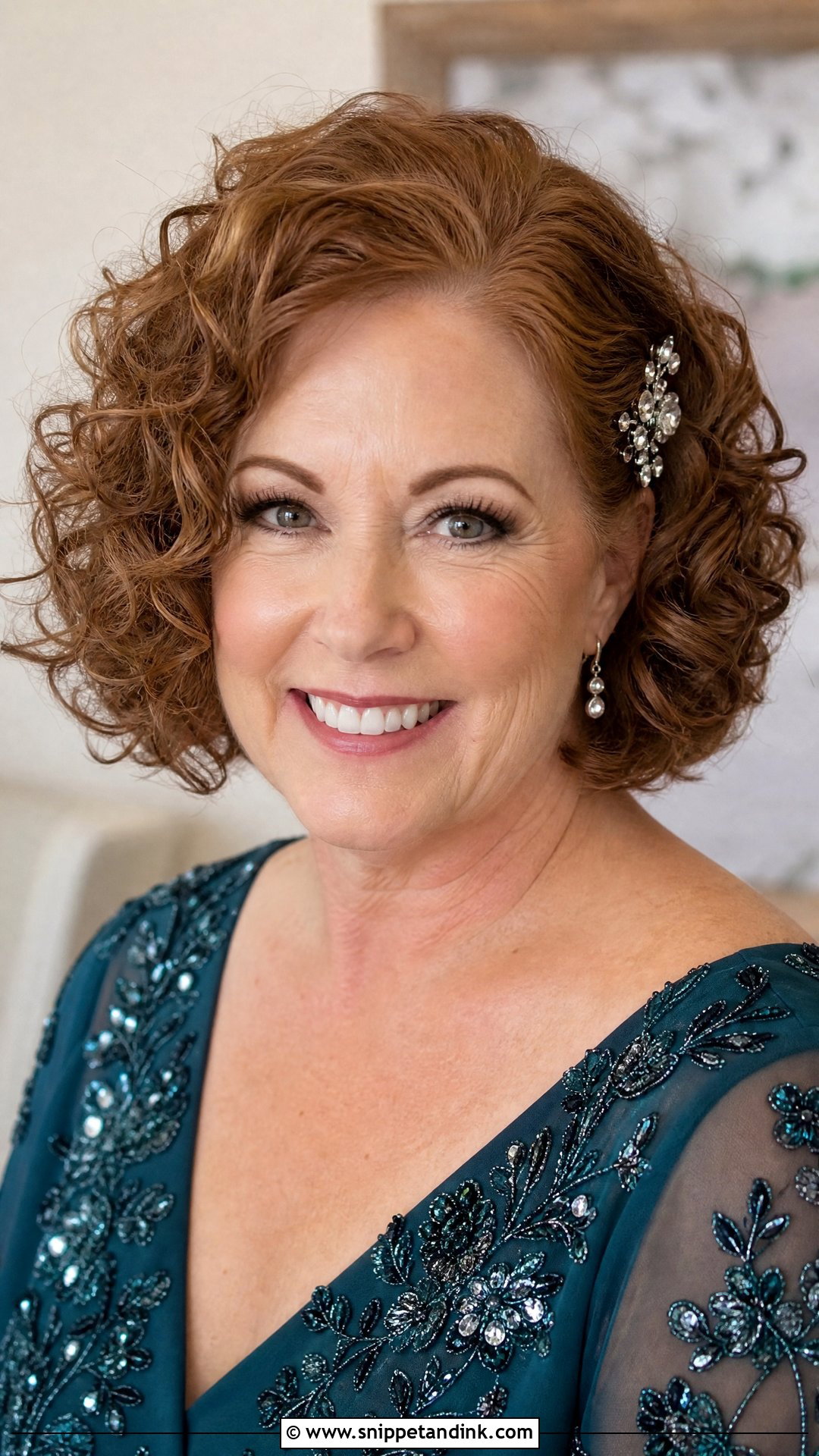 Curly Bob with Volume - Snippet and Ink - 20 Hairstyle for Mother of the Bride Ideas