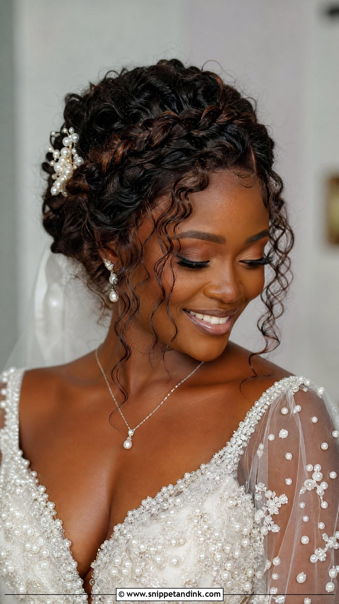 Curly Braided Wedding Updo - Snippet and Ink - 20 Wedding Updo Hairstyles with Braid