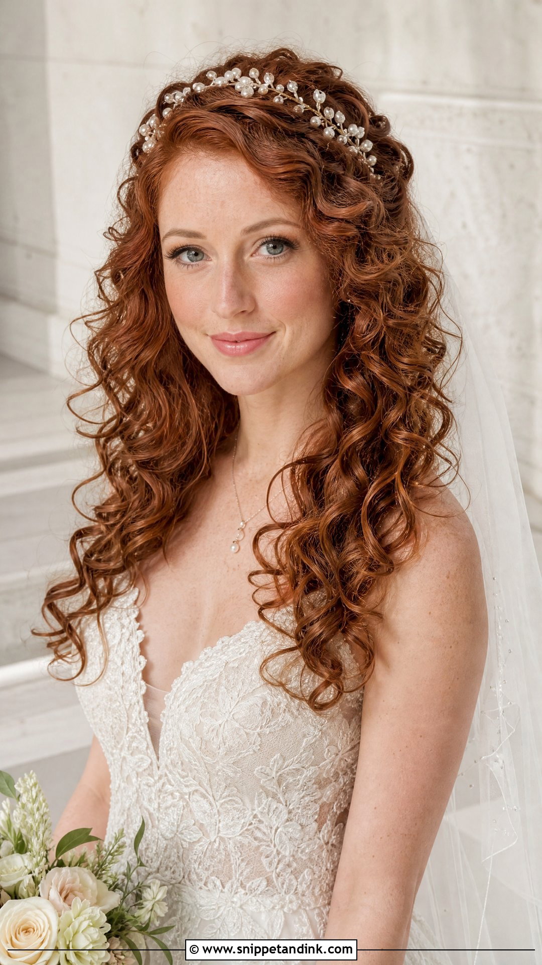 Curly Bridal Hair Down - Snippet and Ink - 20 Natural Curls Bridal Curly Hairstyles