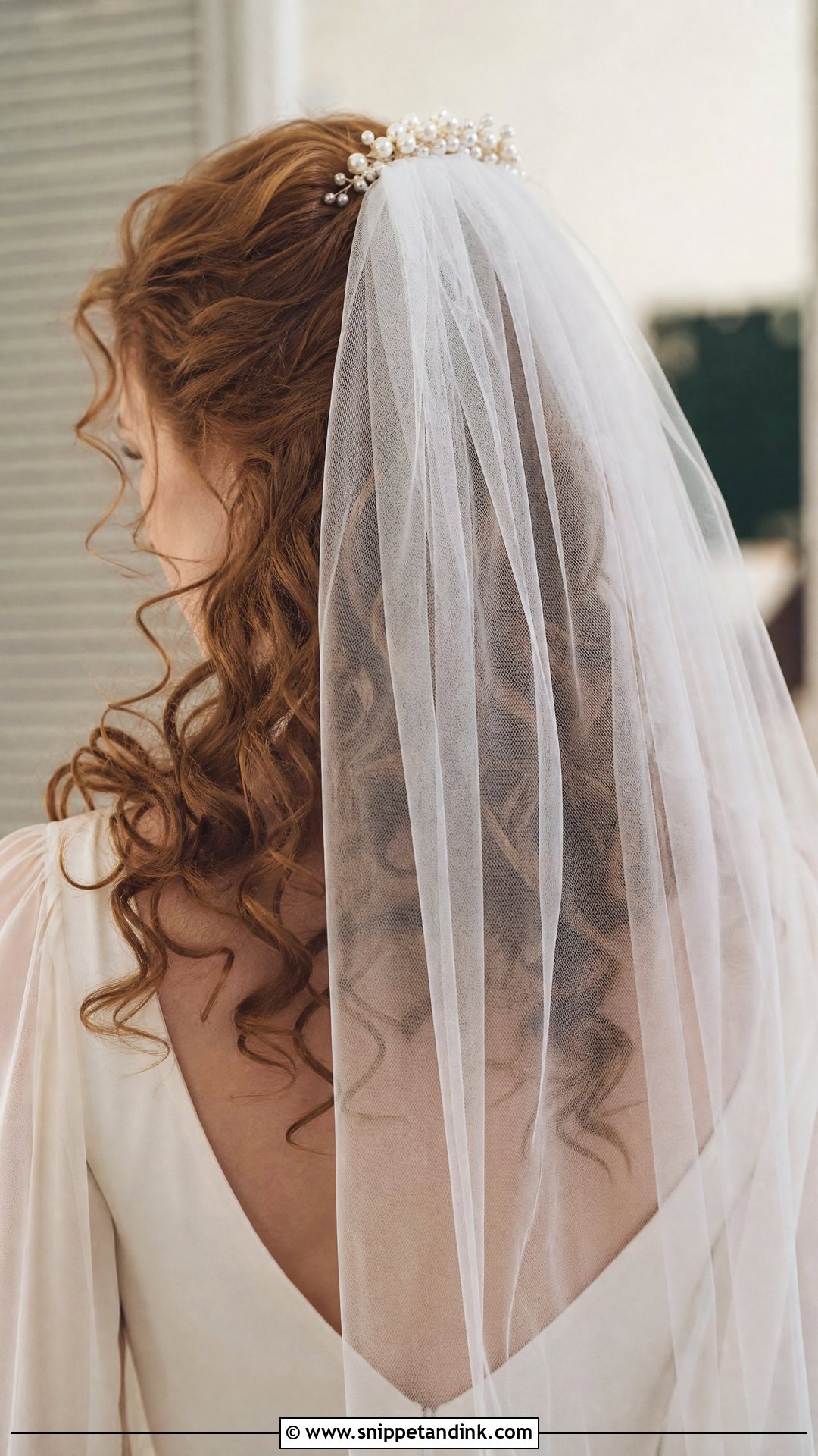 Curly Bridal Hair With Veil - Snippet and Ink - 20 Naturally Curly Wedding Hair Ideas