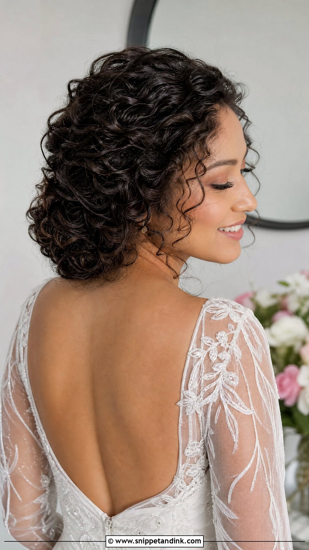 Curly Bridal Updo Brown Hair - Snippet and Ink - 15 Bridal Updo Brown Hair Ideas