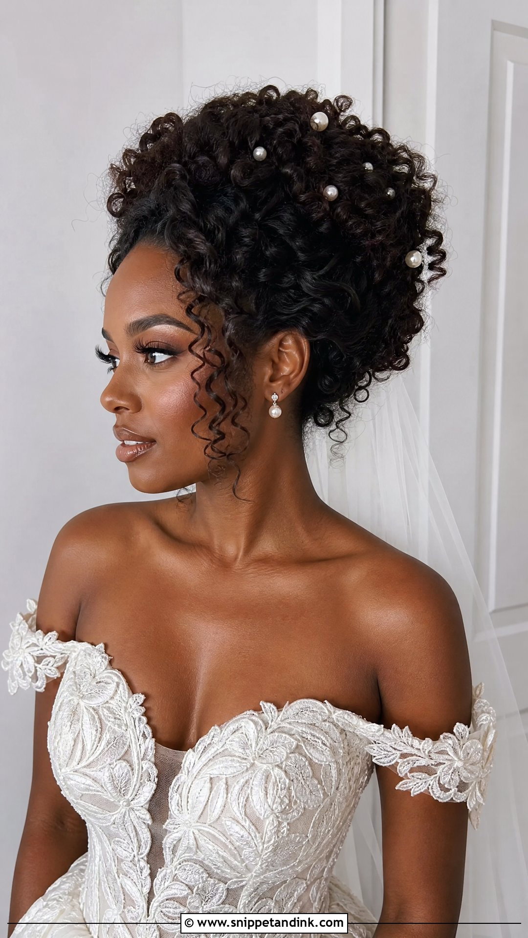 Curly Bridal Updo Step By Step - Snippet and Ink - 15 Bridal Hairstyles Tutorial Step By Step