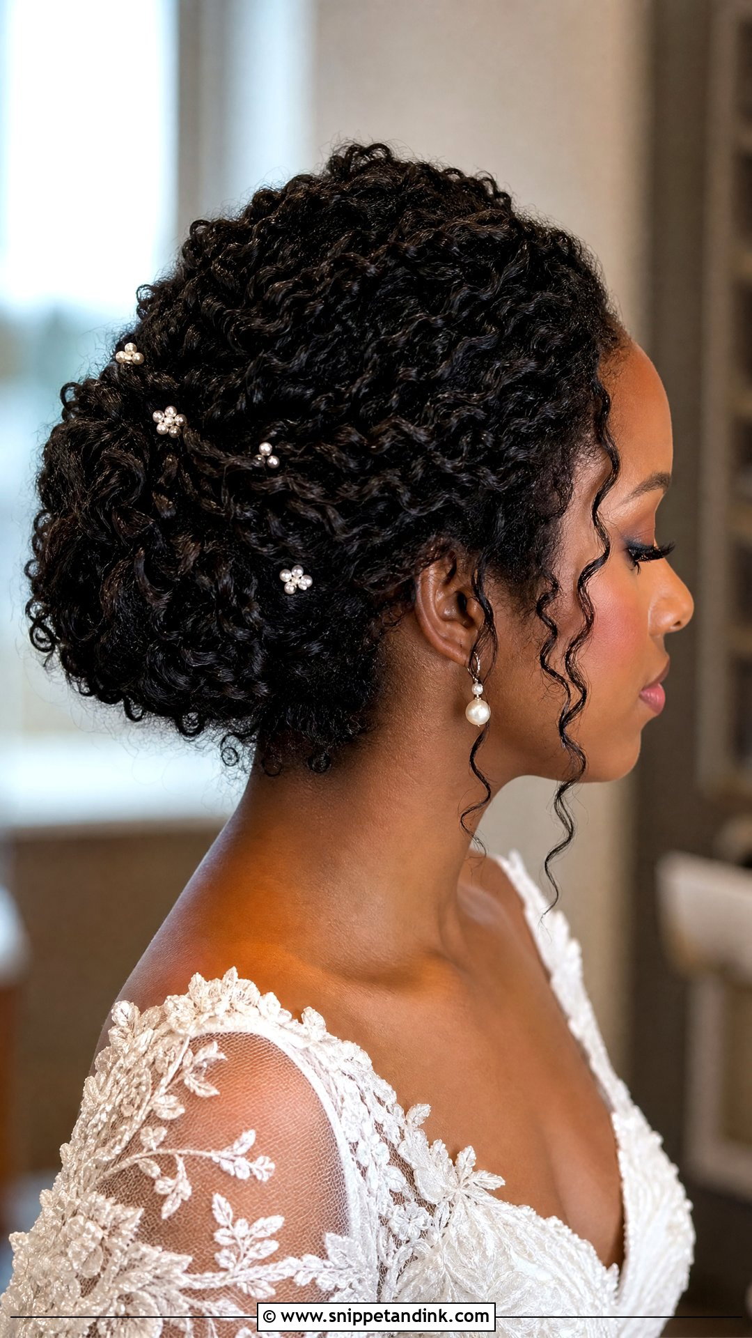 Curly Bride Bun - Snippet and Ink - 15 Bride Buns