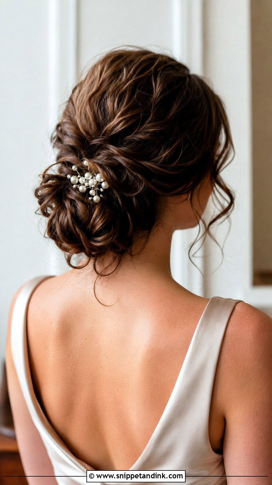 Curly Bridesmaid Chignon - Snippet and Ink - 25 Curly Bridesmaid Hairstyles