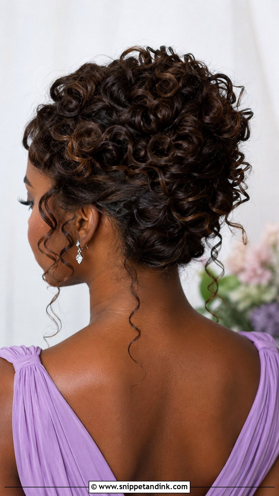 Curly Bridesmaid French Twist - Snippet and Ink - 20 Bridesmaid French Twist Ideas