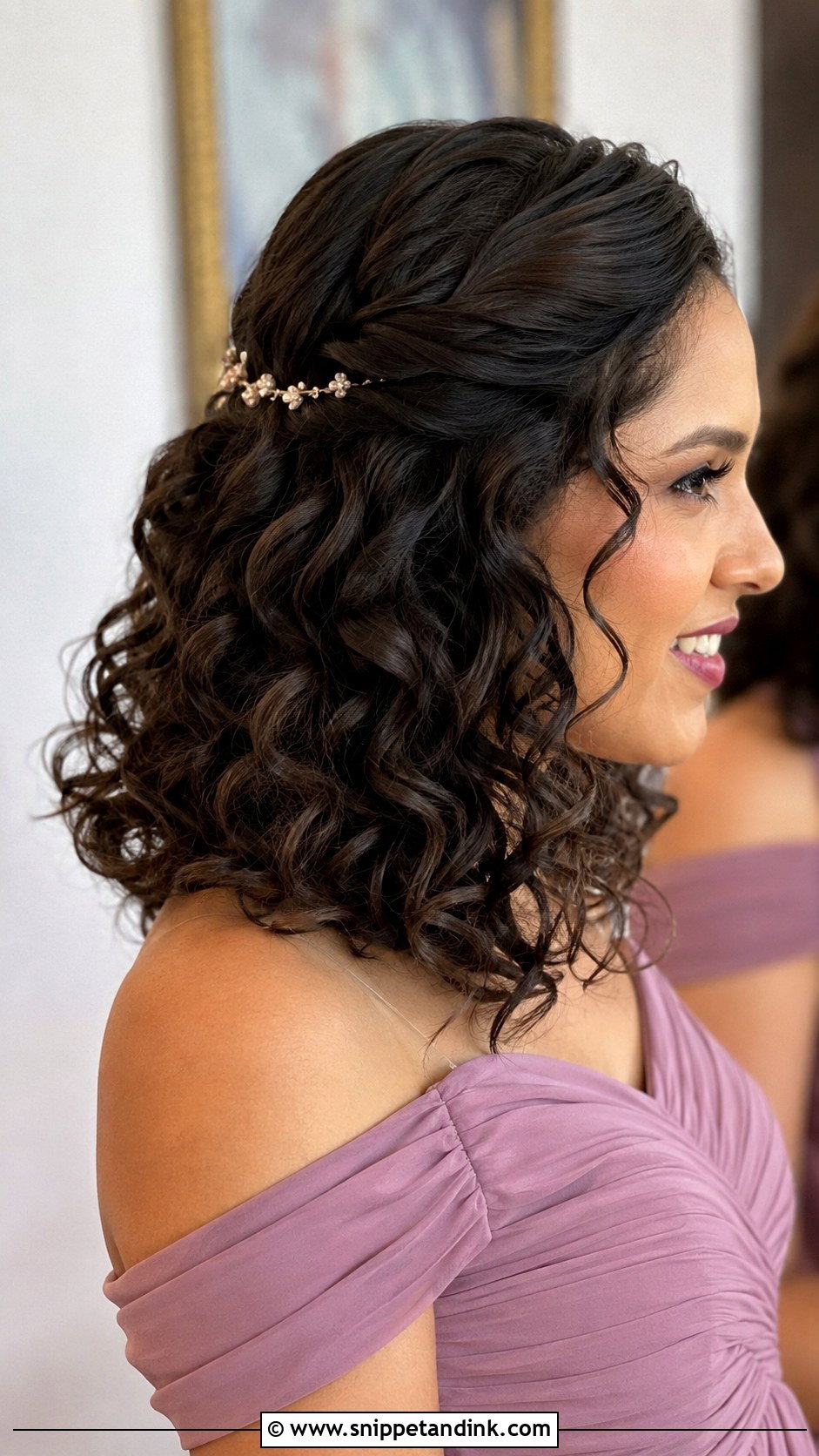 Curly Bridesmaid Hair - Snippet and Ink - 30 Bridesmaid Hair Styles