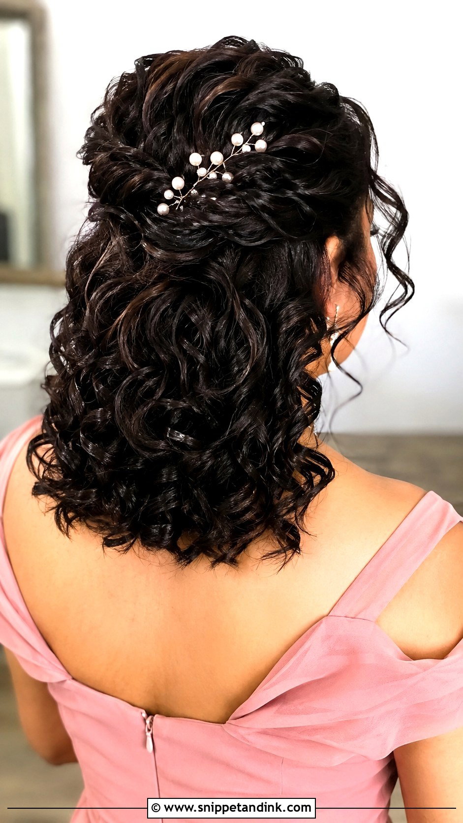 Curly Bridesmaid Hair - Snippet and Ink - 35 Bridesmaid Hair Ideas