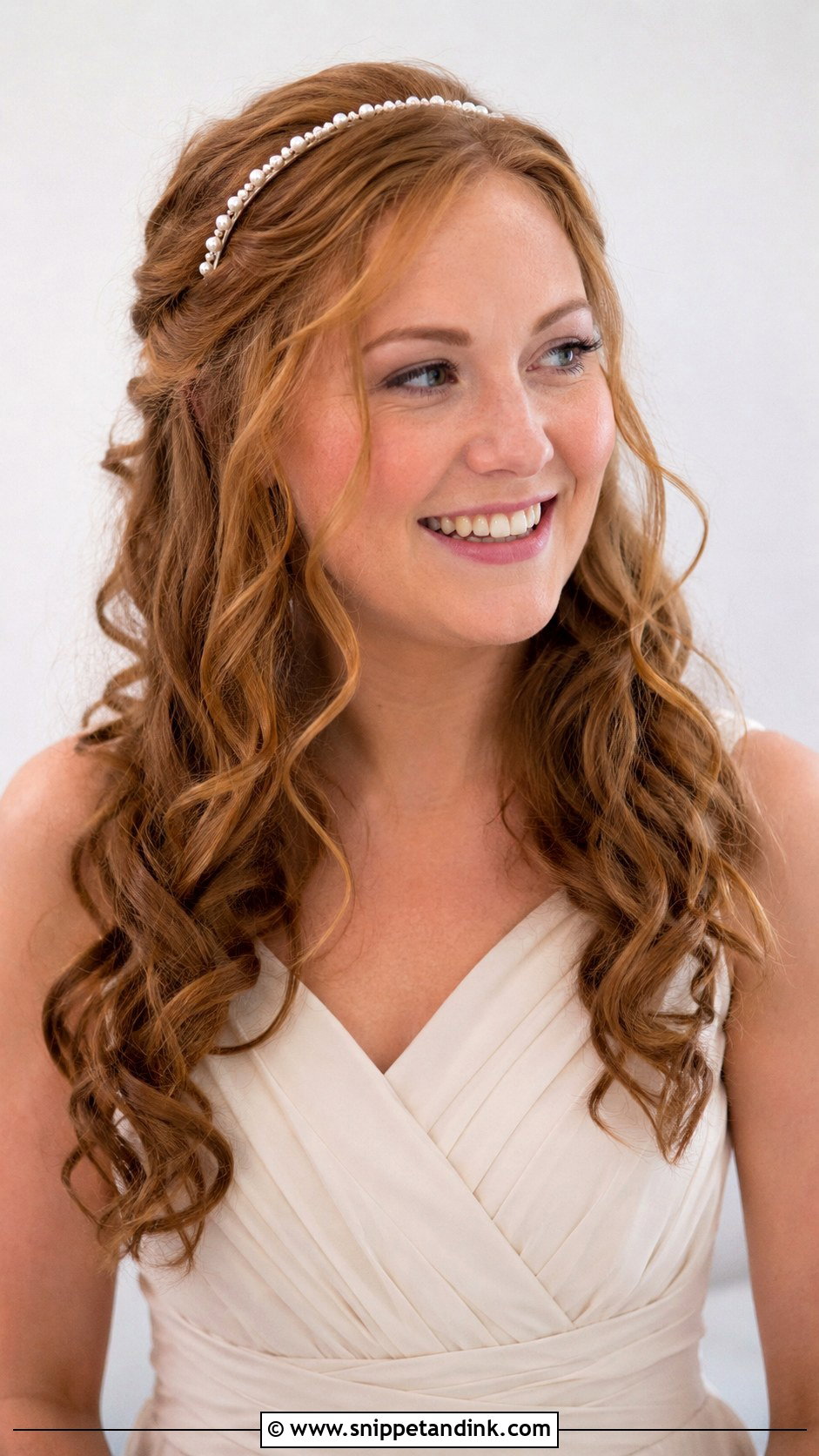 Curly Bridesmaid Hair Down With Headband - Snippet and Ink - 20 Curly Bridesmaid Hairstyles Down