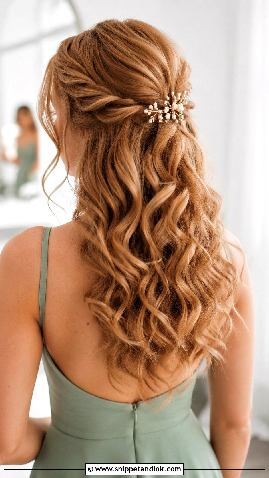 Curly Bridesmaid Hair With Headband - Snippet and Ink - 25 Curly Bridesmaid Hairstyles
