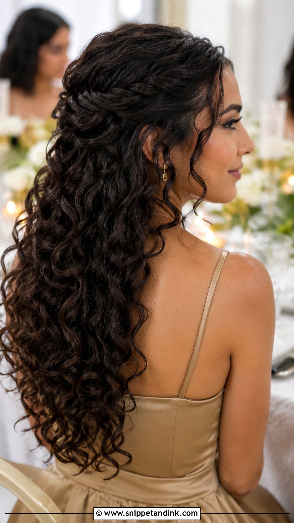 Curly Bridesmaid Hair With Twists - Snippet and Ink - 20 Bridesmaid Hairstyles Curly Hair