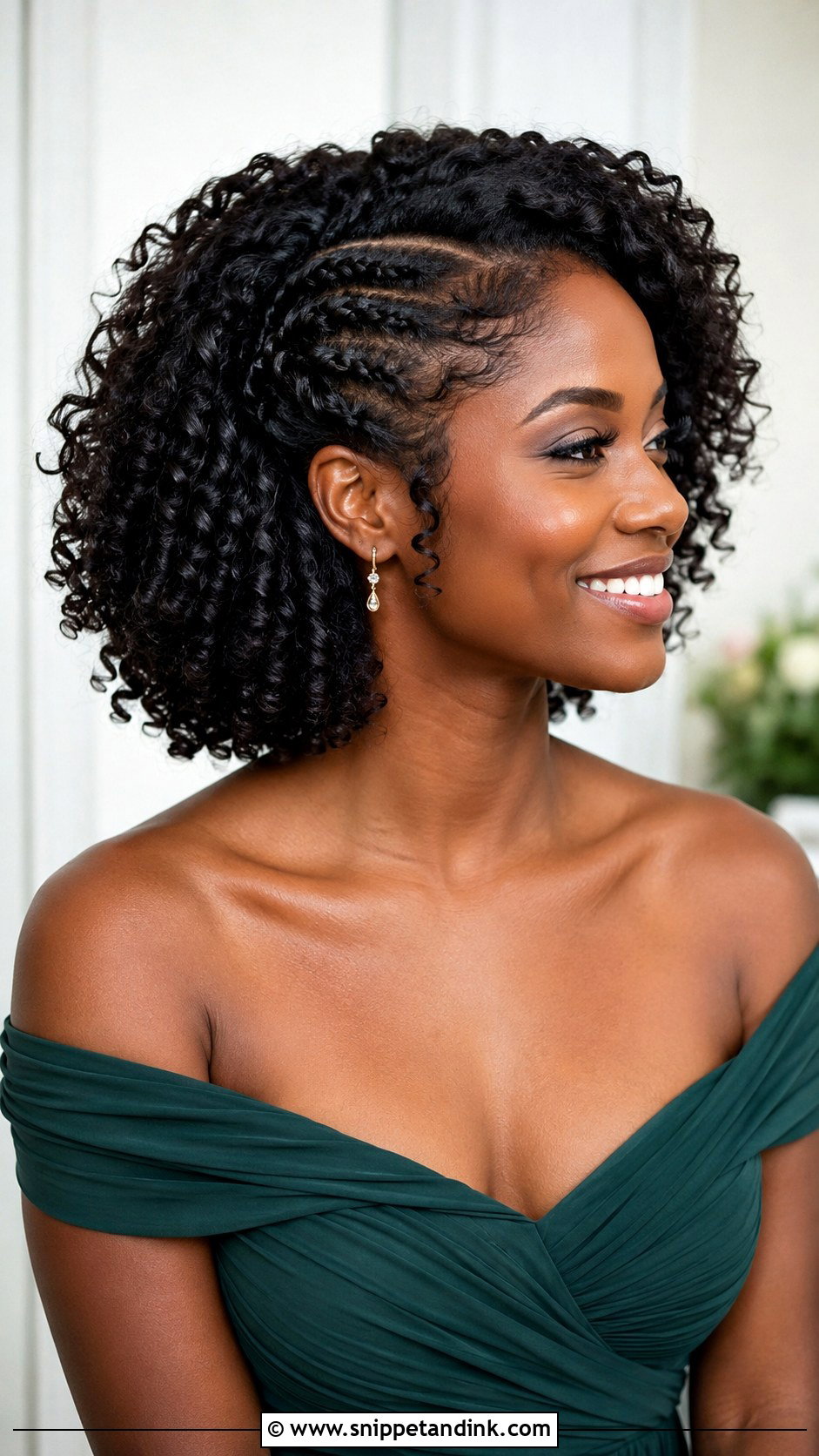Curly Bridesmaid Hairstyle For Medium Hair - Snippet and Ink - 20 Bridesmaid Hairstyles Mid Length