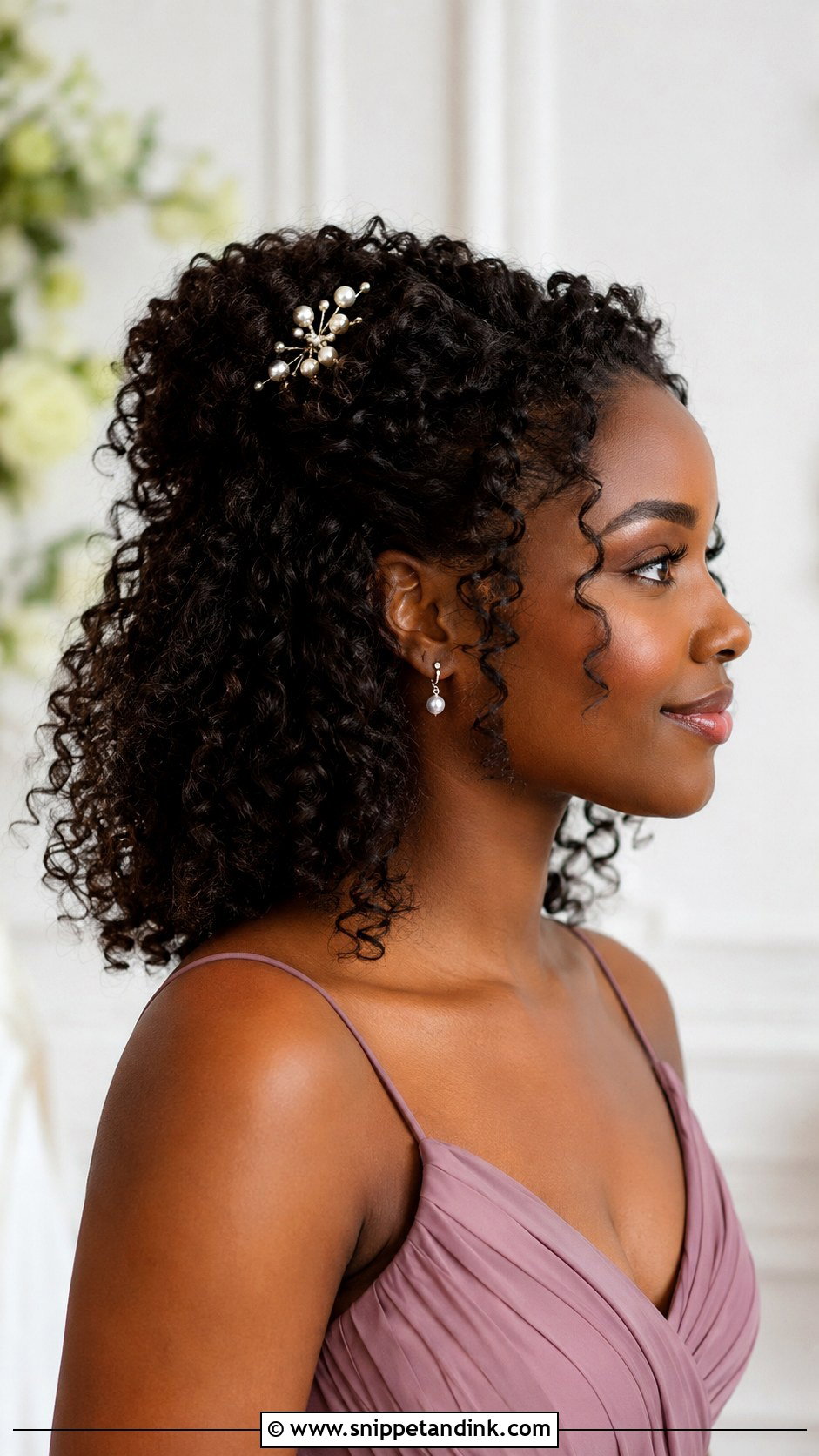 Curly Bridesmaid Hairstyle Medium Hair - Snippet and Ink - 20 Bridesmaid Hairstyle Medium Hair Ideas
