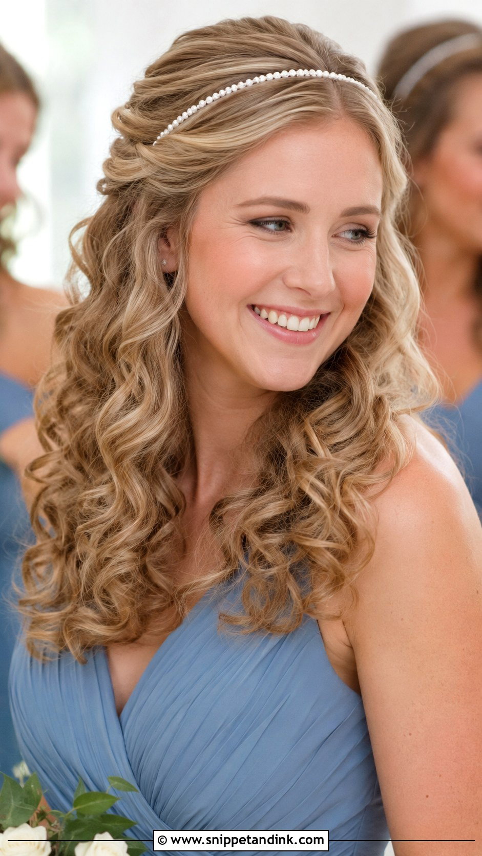 Curly Bridesmaid Long Hair - Snippet and Ink - 25 Curly Bridesmaid Hairstyles