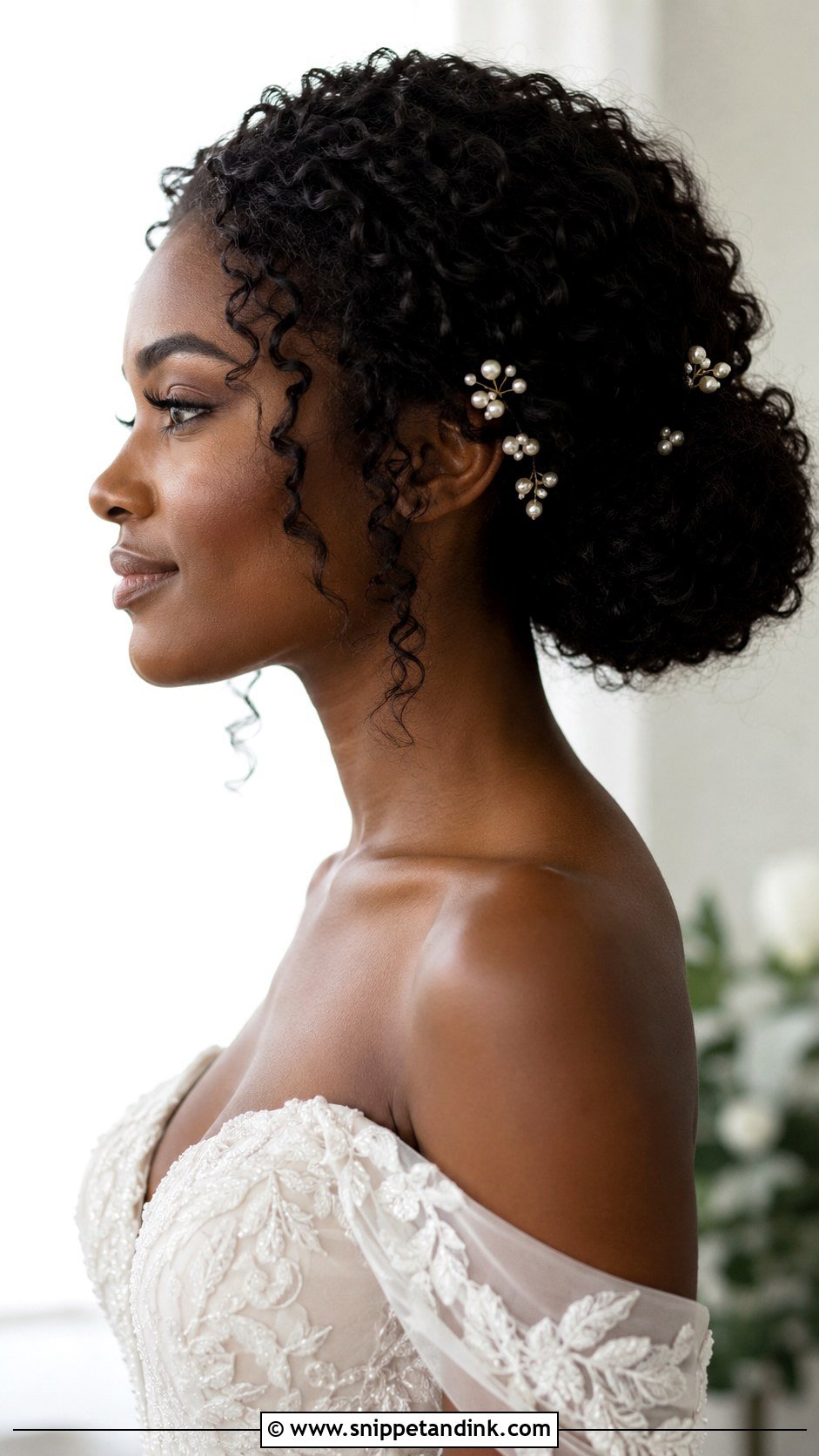 Curly Bun Wedding Hair - Snippet and Ink - 15 Simple Bun Wedding Hair Ideas